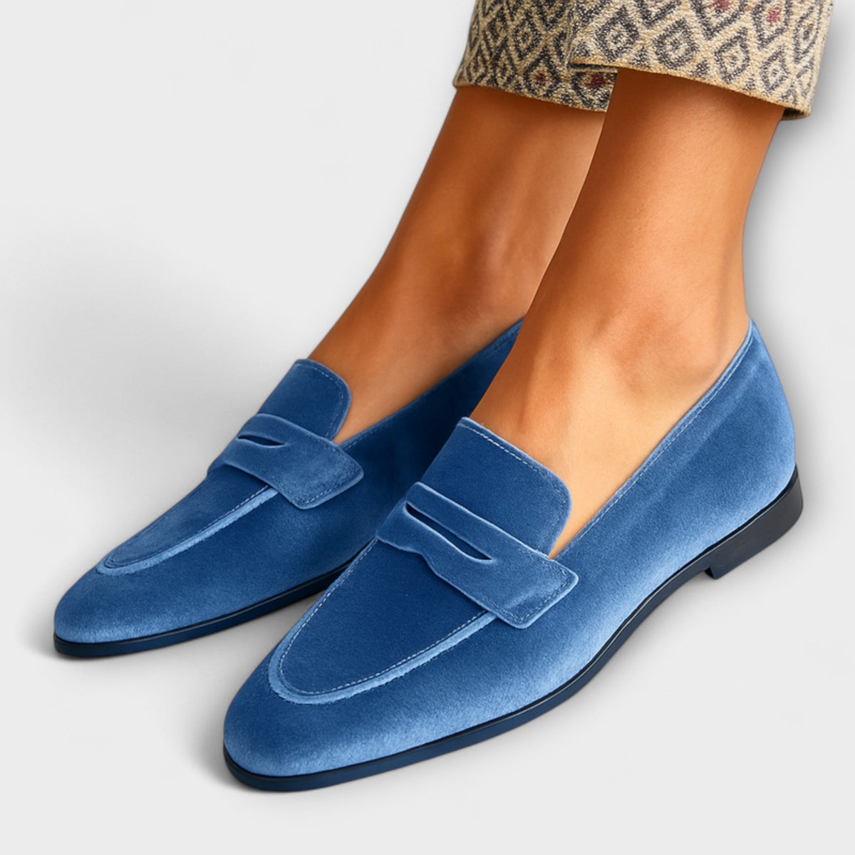 Louise™ | Mocasines de Pana Suave