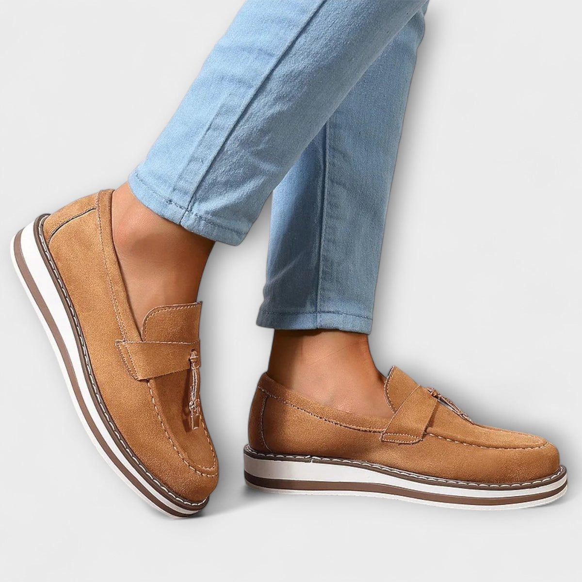 Halo™ | Mocasines Casual Redondos