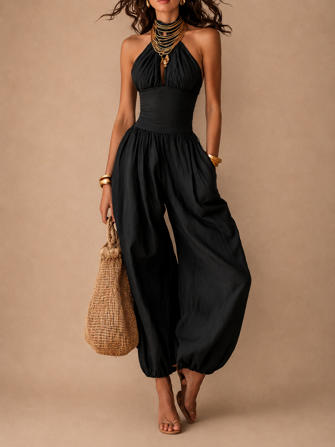 Daniela - conjunto halter boho