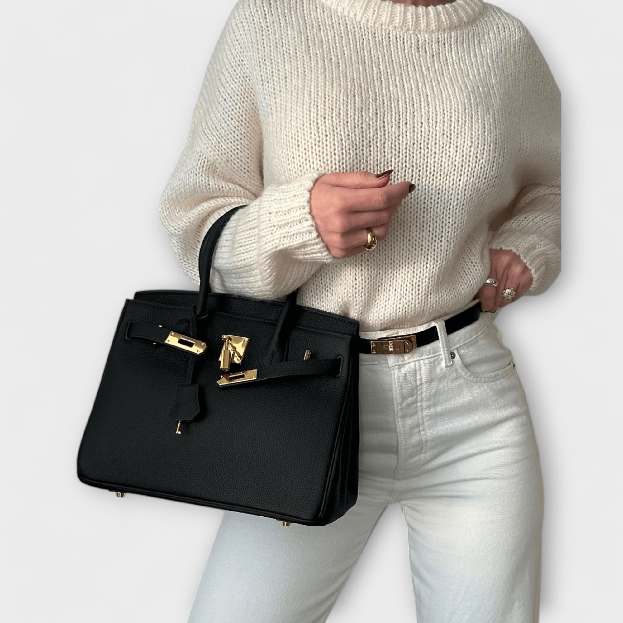 Barbara™ | Sac Classique en Cuir Intemporel 1