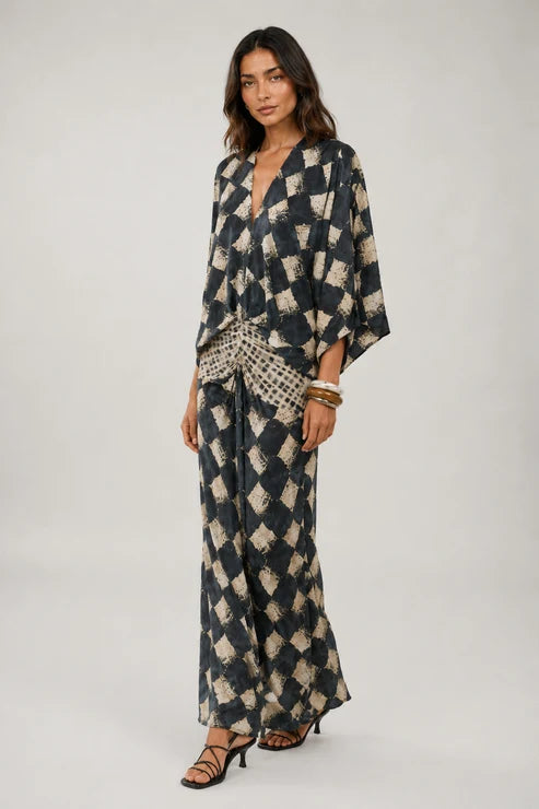 Antonella | Conjunto Kimono Estampado