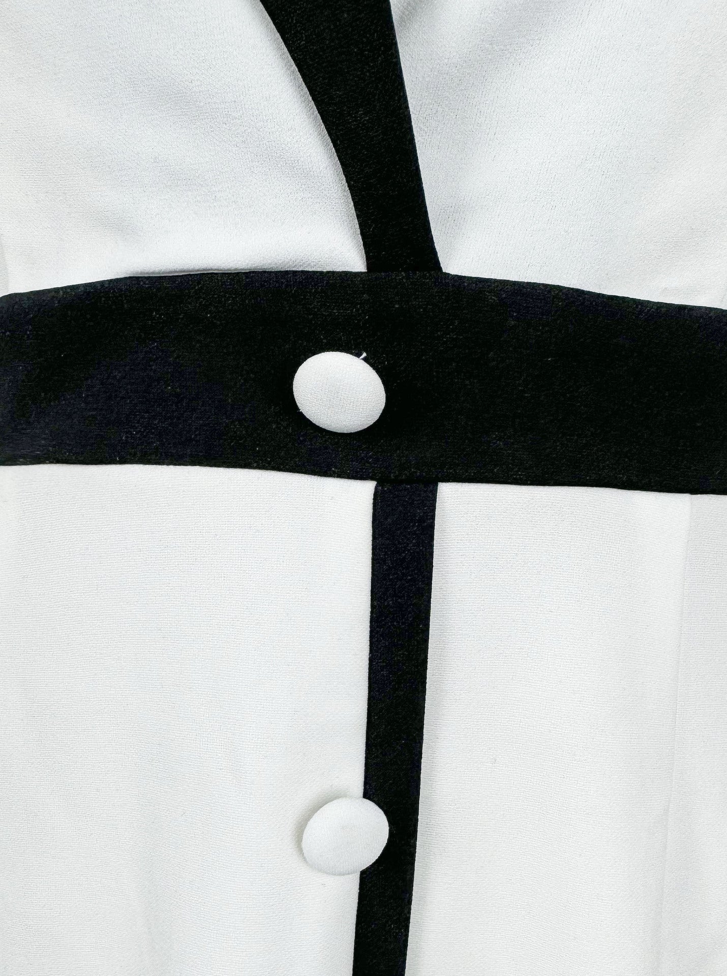 Élégance Contrast™ | Robe midi à contraste élégant