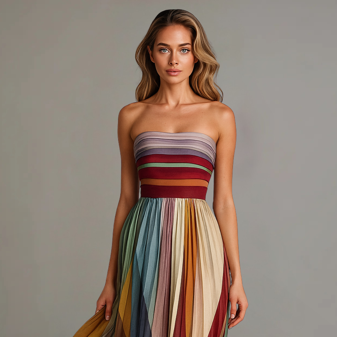 Giulia | Vestido Largo Casual Realza Figura