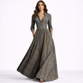 Amélie Plaid™ | Robe élégante à carreaux