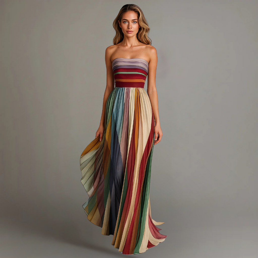 Giulia | Vestido Largo Casual Realza Figura