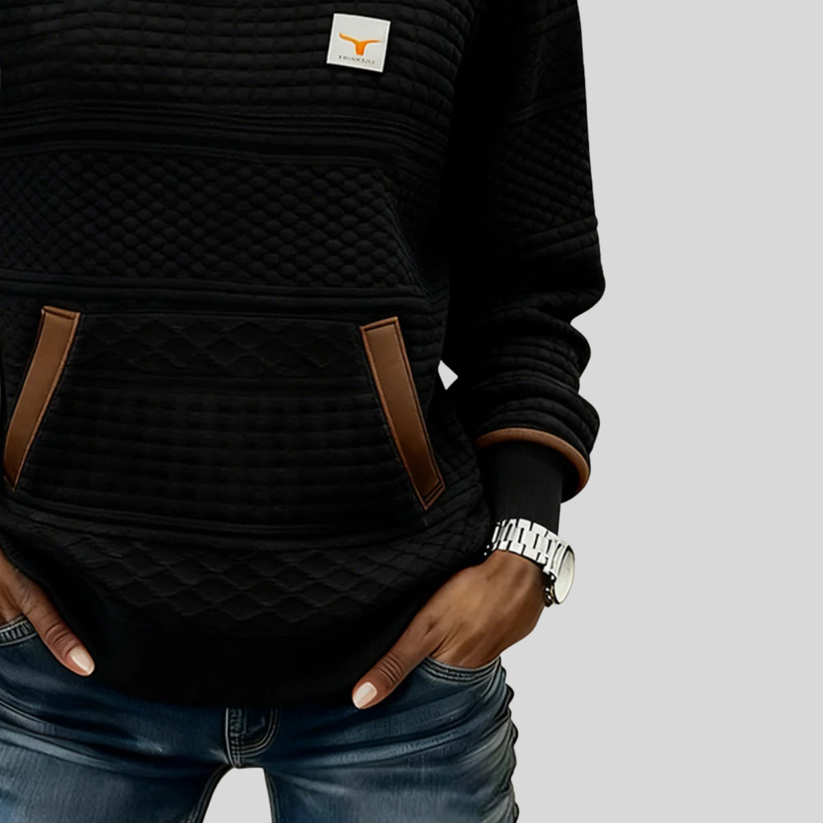 Noelle™ | Sudadera Cuello Redondo Color Block