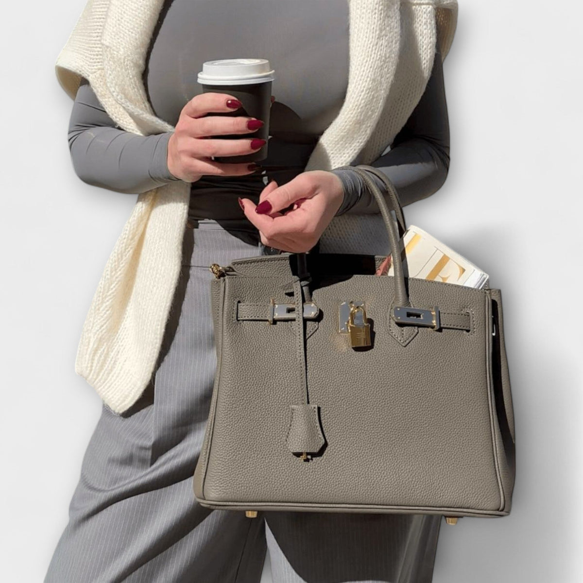 Barbara™ | Bolso Clásico de Piel Atemporal 2
