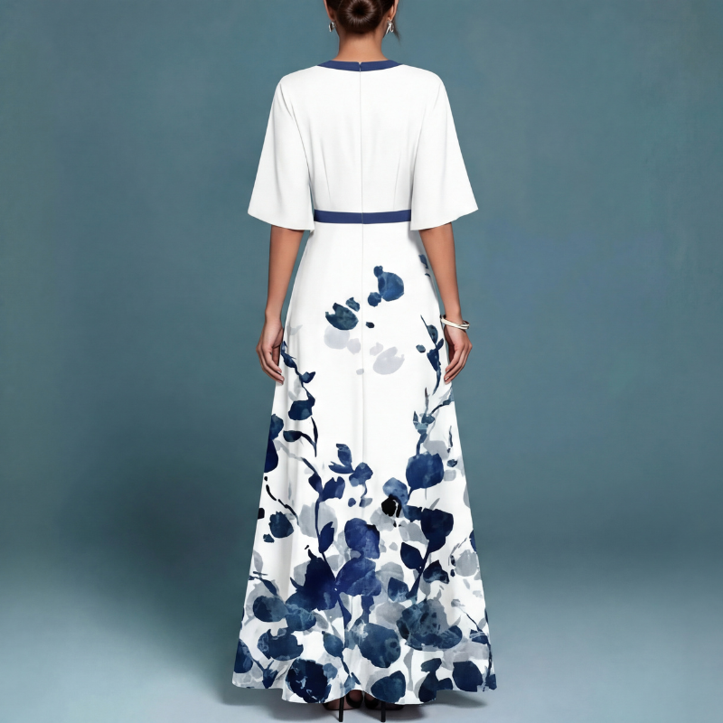 Daniela | Vestido maxi elegante con escote