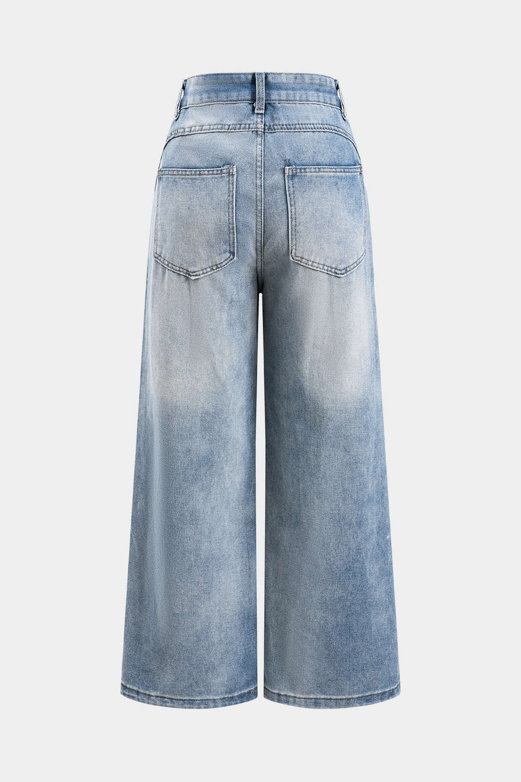 Marina™ | Jeans femme à jambes larges avec des déchirures