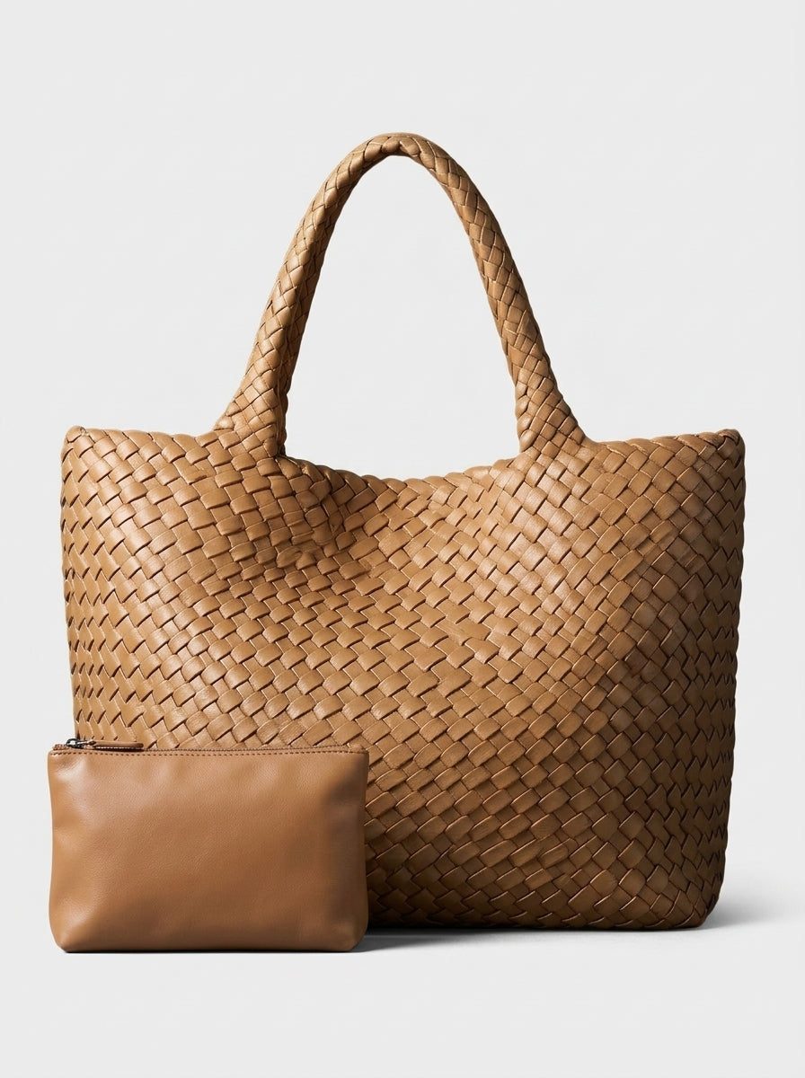 Heritage™ | Le Sac Tressé Artisanal & Intemporel + ( Mini Pochette en Cadeau)