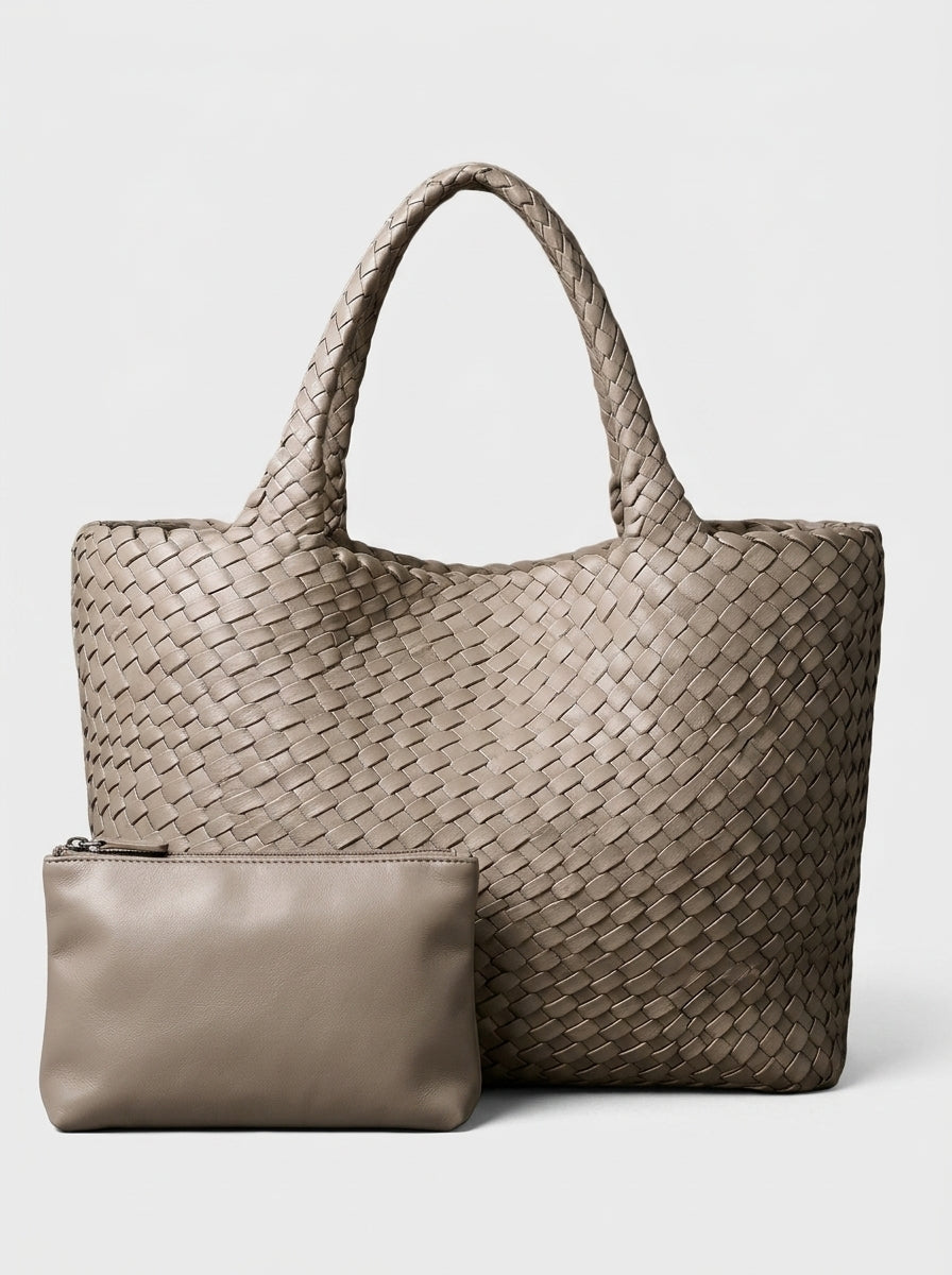 Heritage™ | Le Sac Tressé Artisanal & Intemporel + ( Mini Pochette en Cadeau)