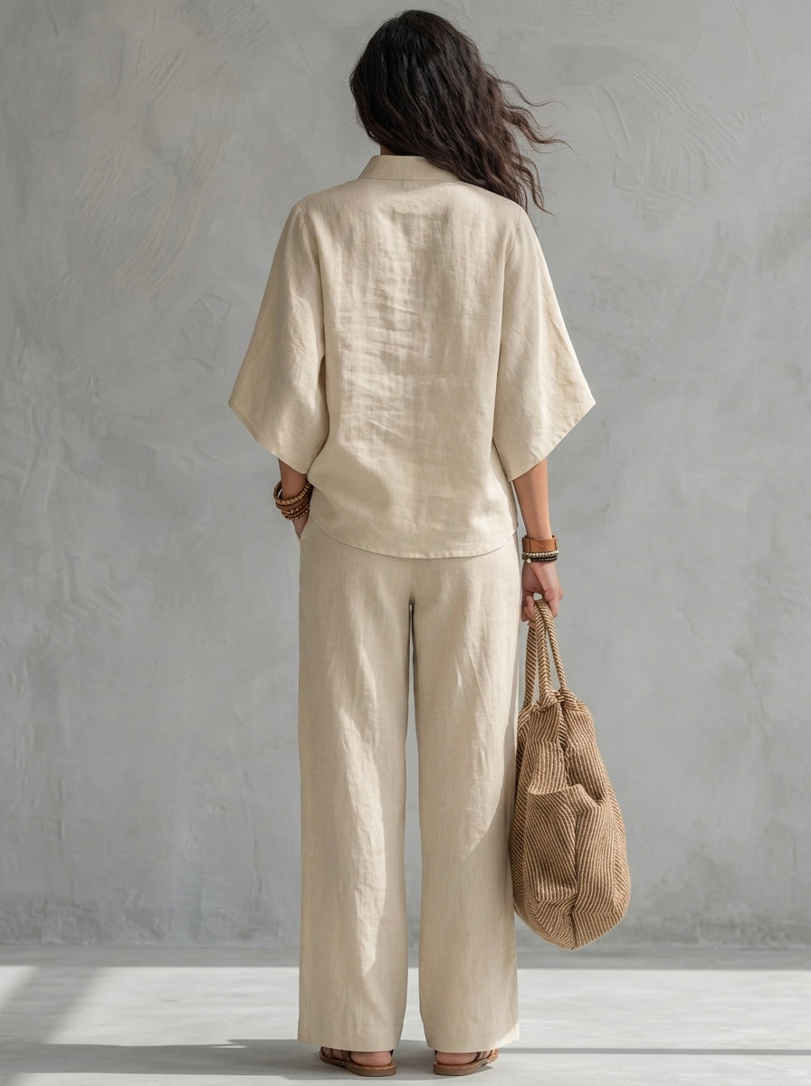 Elena | Conjunto Mujer de Algodón y Lino