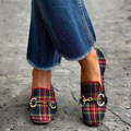 Mélani™ | Mocassin à carreaux