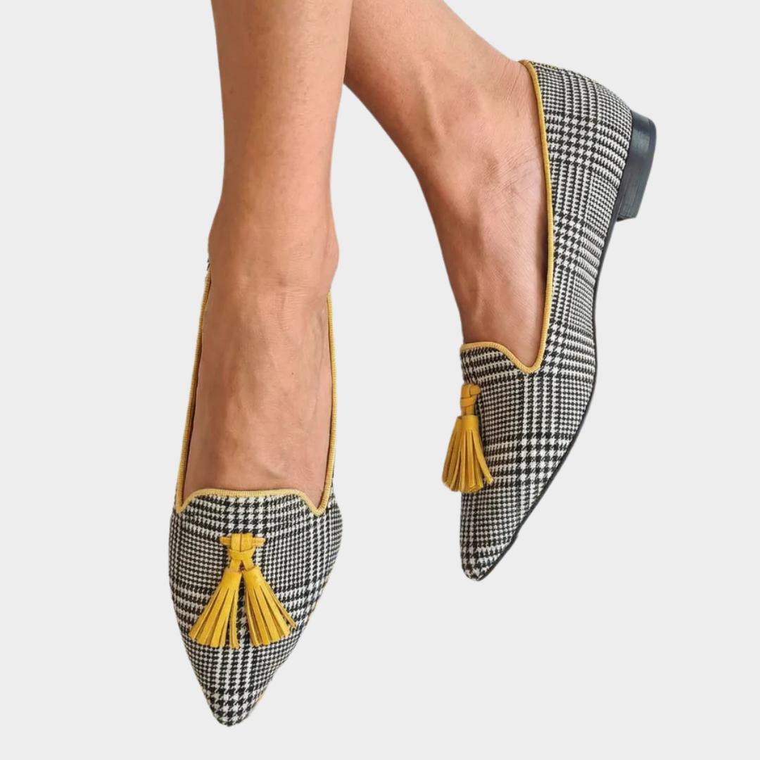 Odessie - Mocasín a Cuadros Moderno