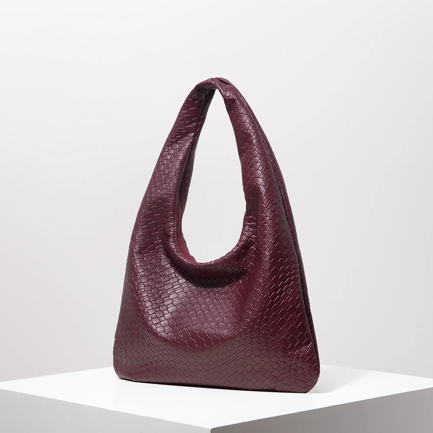 Margaux™ | Sac Demi-Lune Tressé Vintage