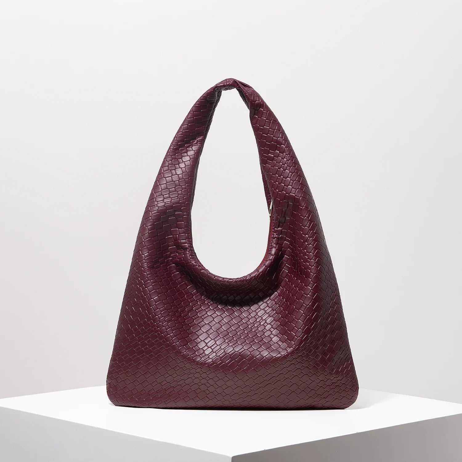 Margaux™ | Sac Demi-Lune Tressé Vintage