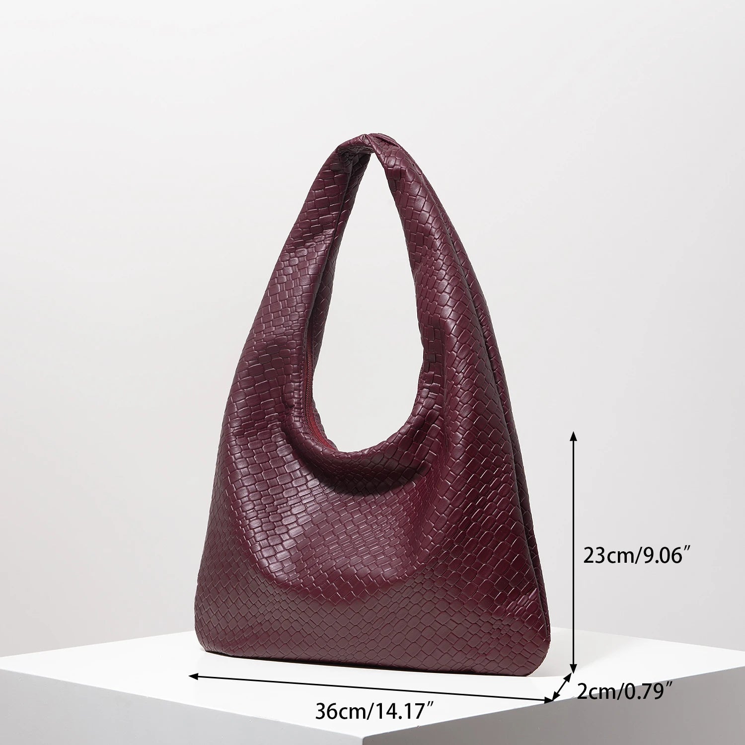 Margaux™ | Sac Demi-Lune Tressé Vintage