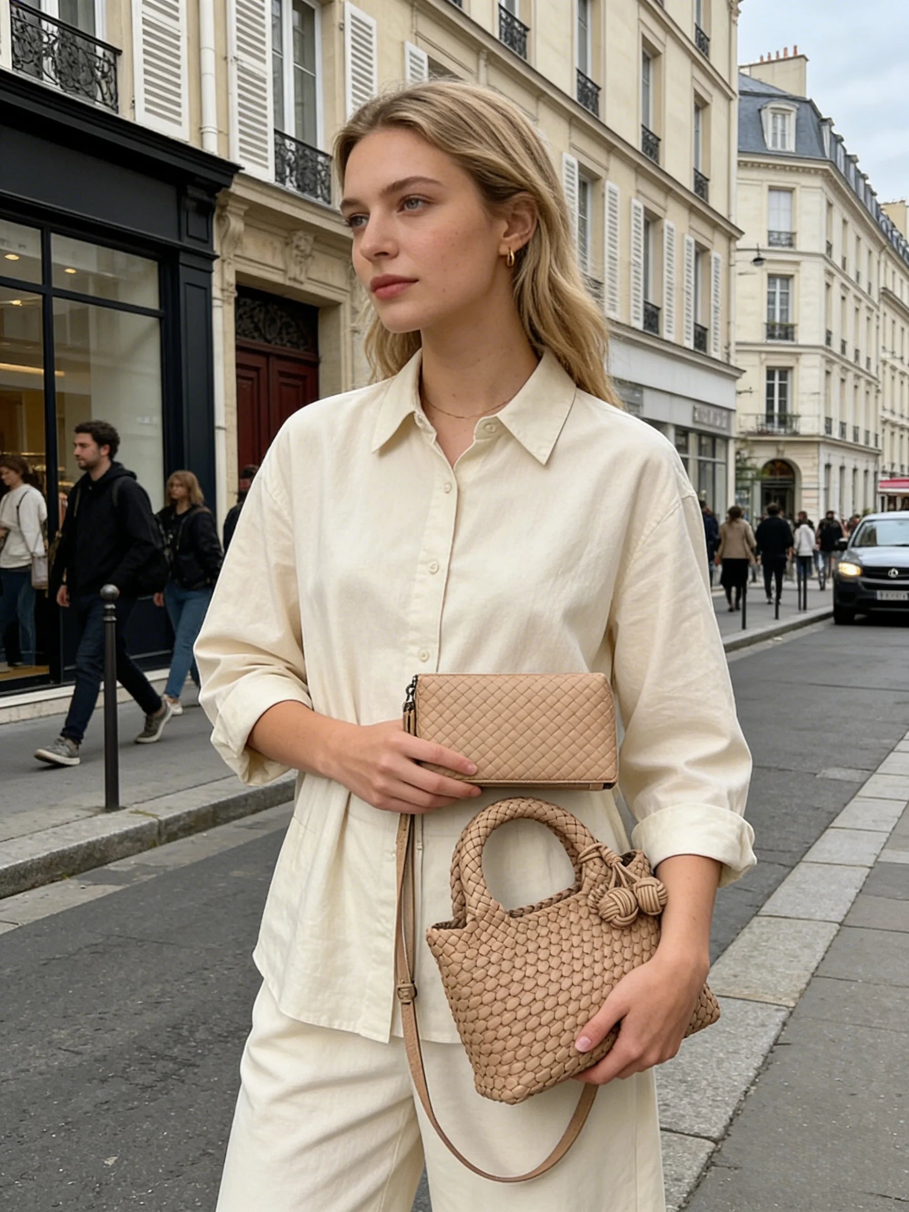 Romane™ | Sac Tote Tressé Fait Main