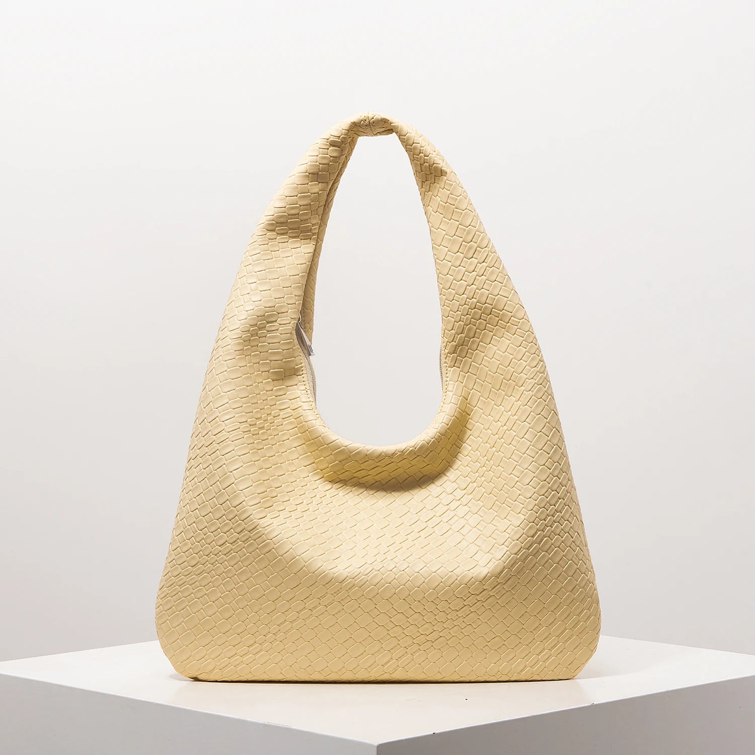 Margaux™ | Sac Demi-Lune Tressé Vintage