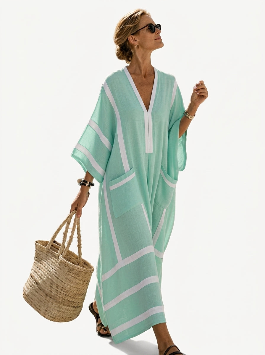 Caftan Maxi Long™ — Imprimé d'Été