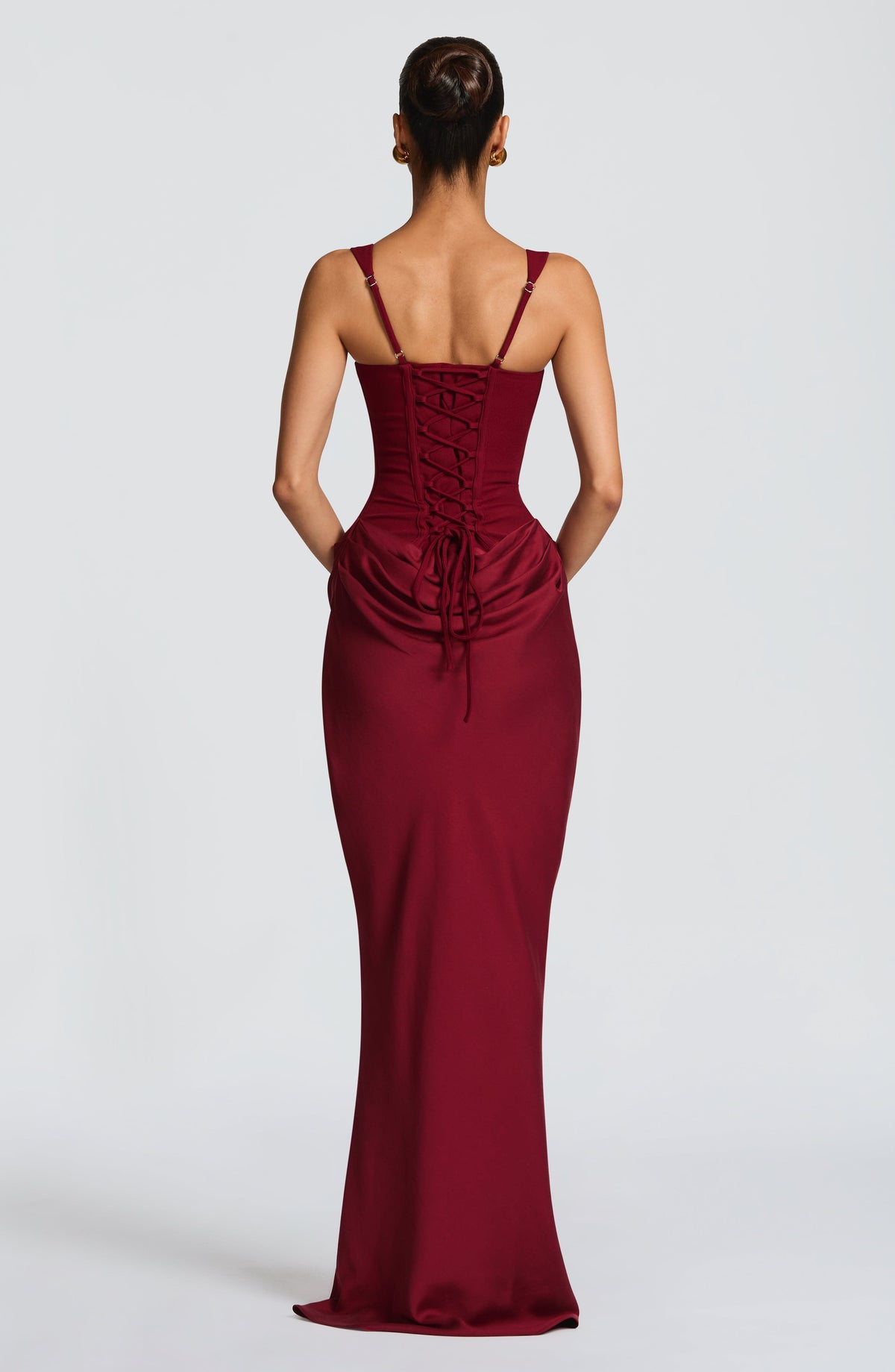 Elisa™ | Vestido premium estructurado con falda satinada