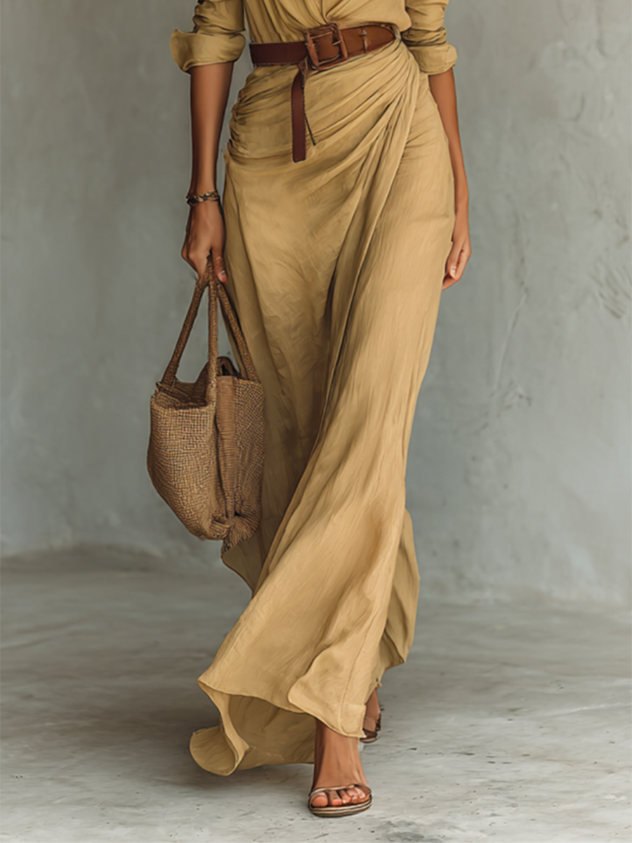 Serena | Vestido Maxi con Cinturón