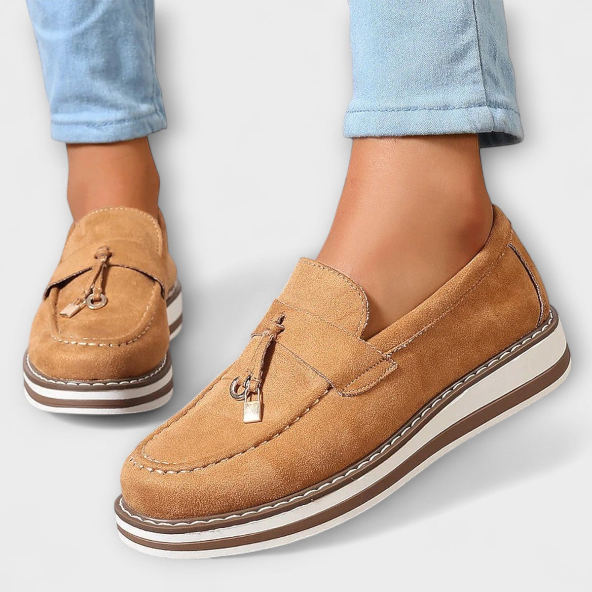 Halo™ | Mocasines Casual Redondos