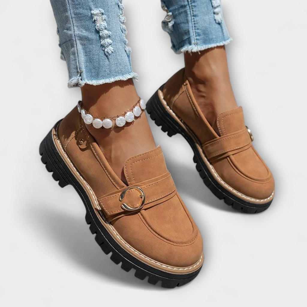 Lora™ | Mocassins Casual à Bout Rond