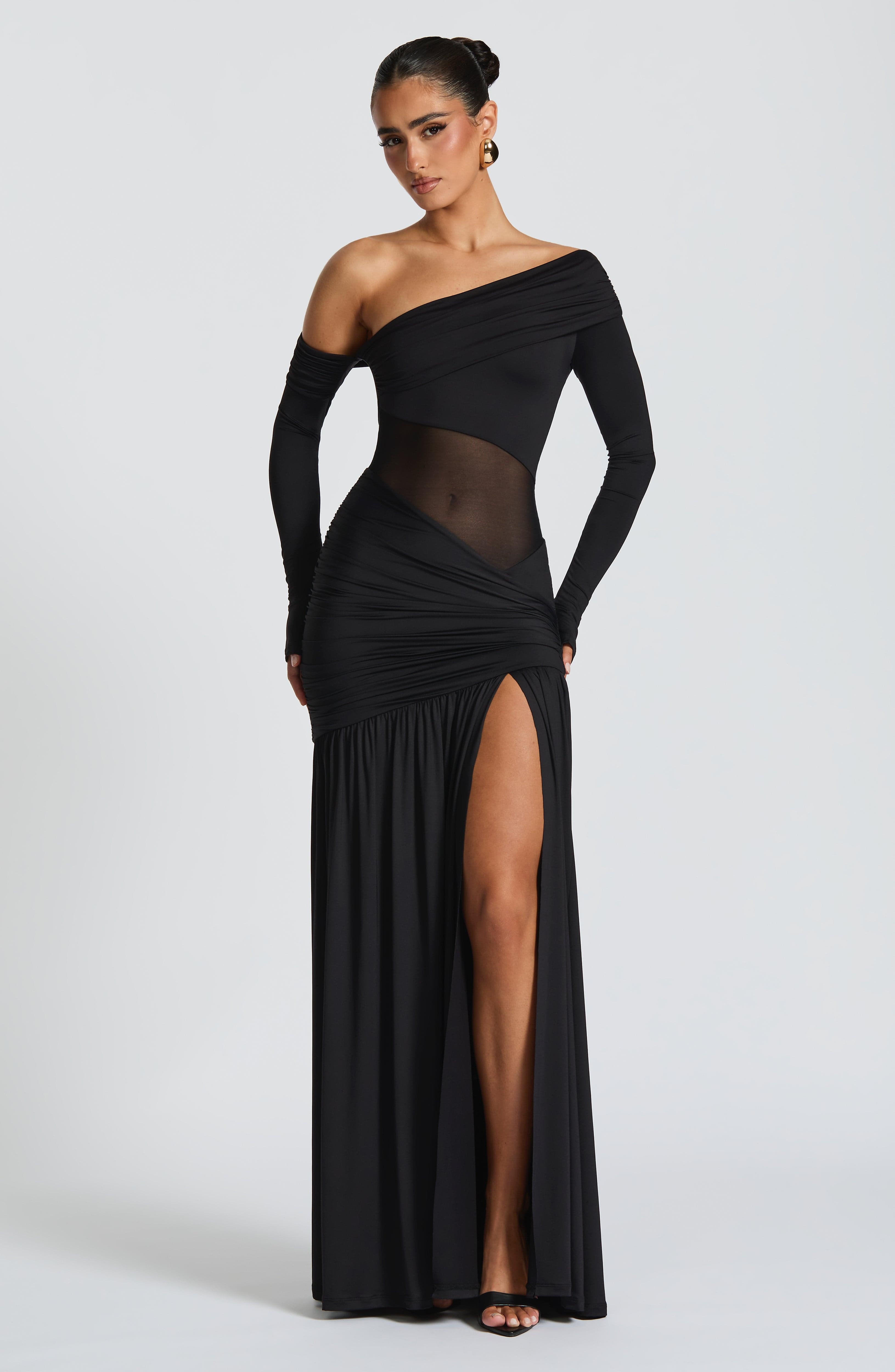 Selene™ | Robe premium asymétrique drapée