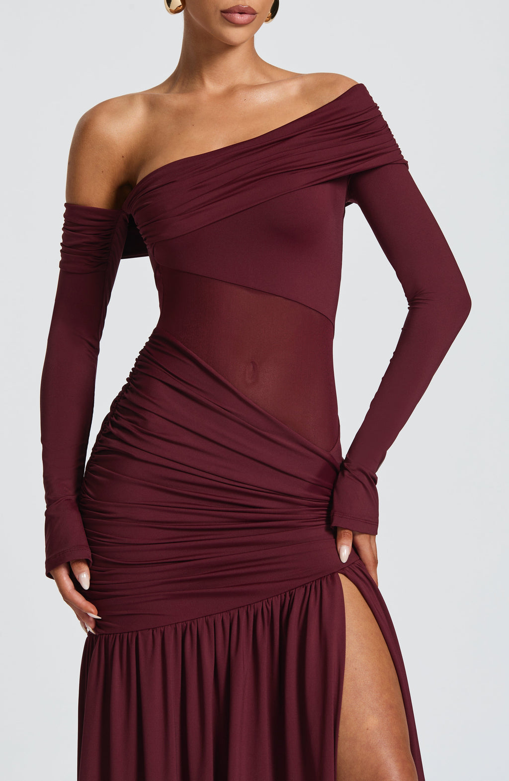 Selene™ | Robe premium asymétrique drapée