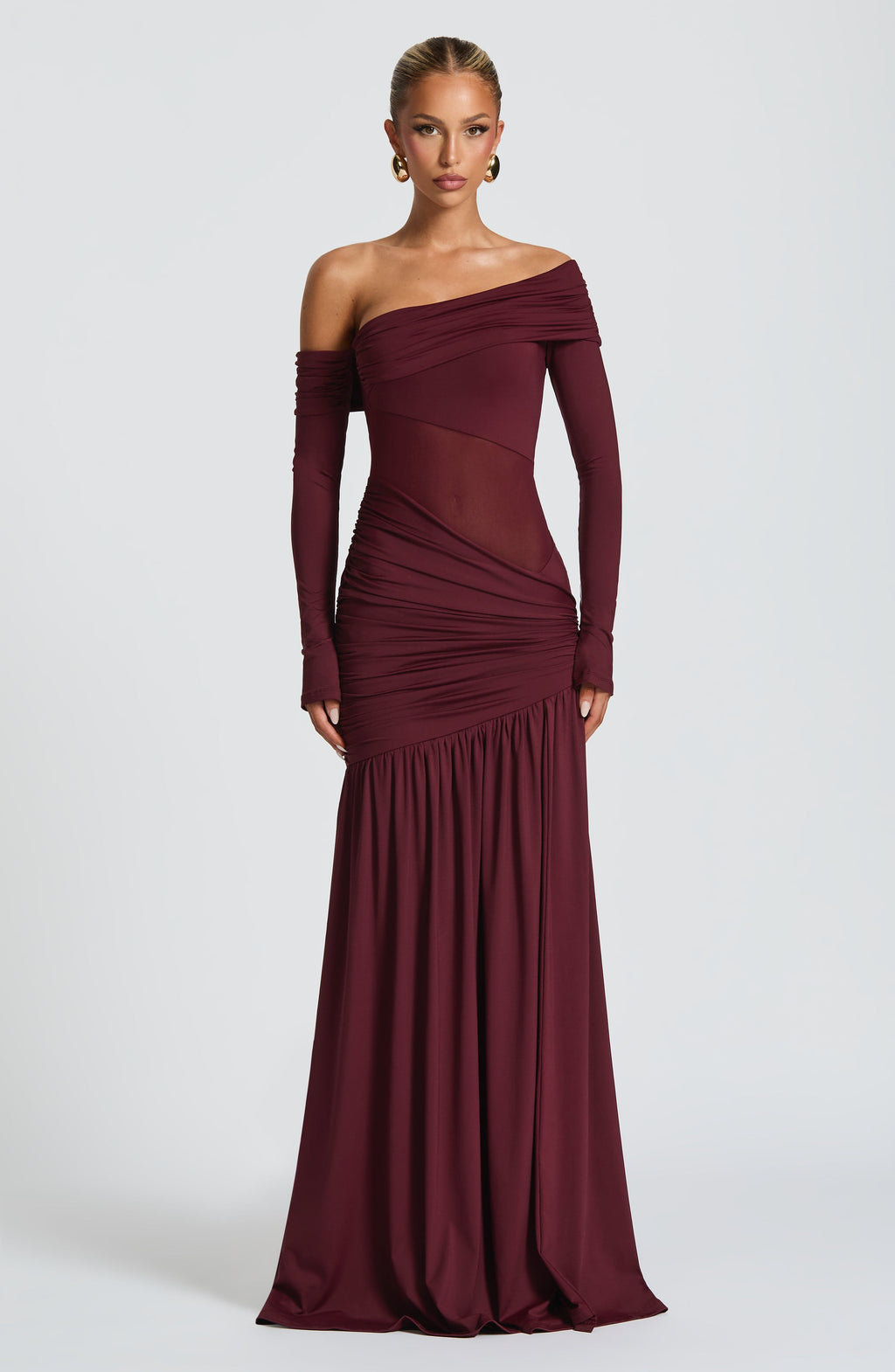 Selene™ | Robe premium asymétrique drapée