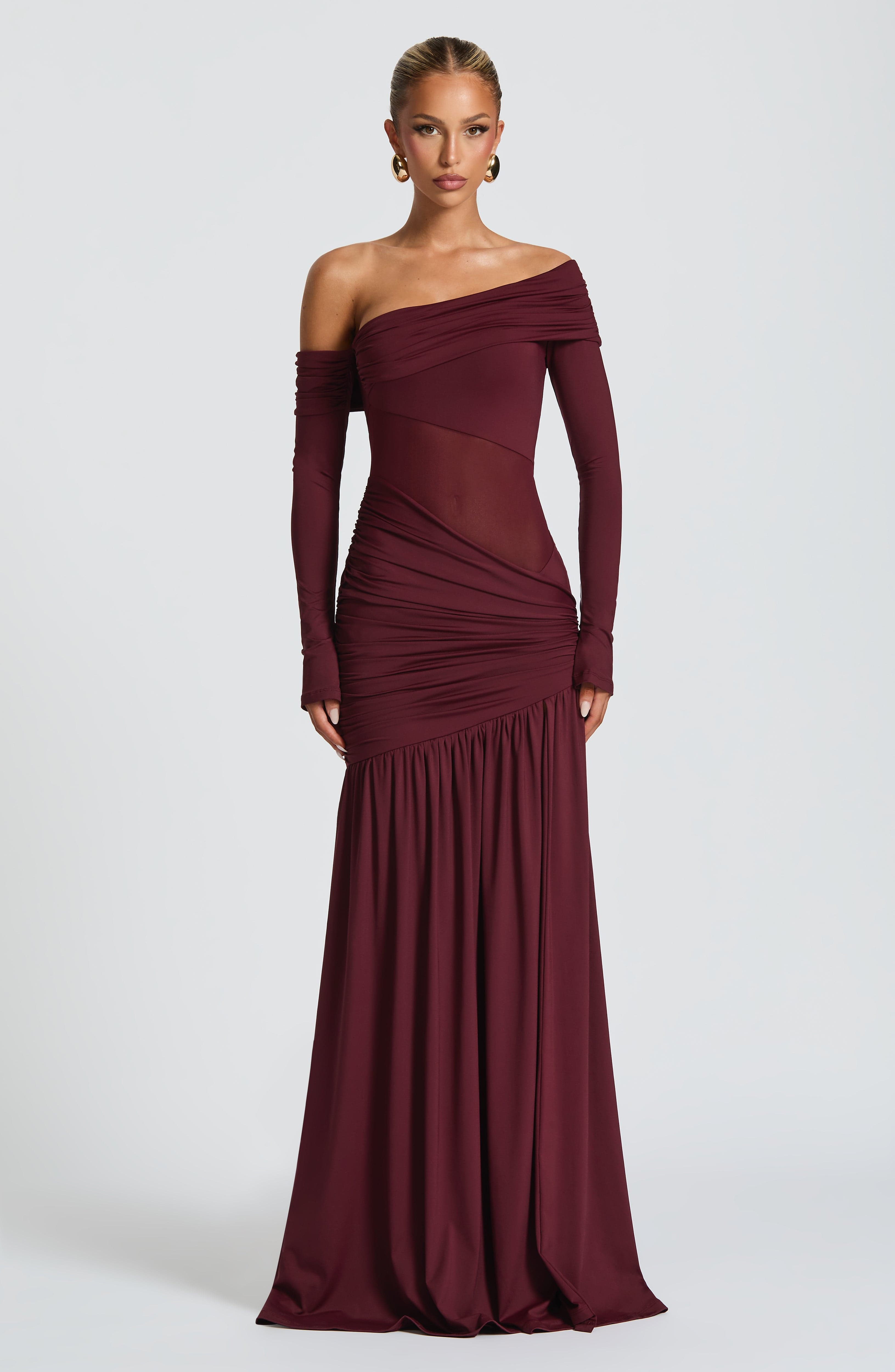 Selene™ | Robe premium asymétrique drapée