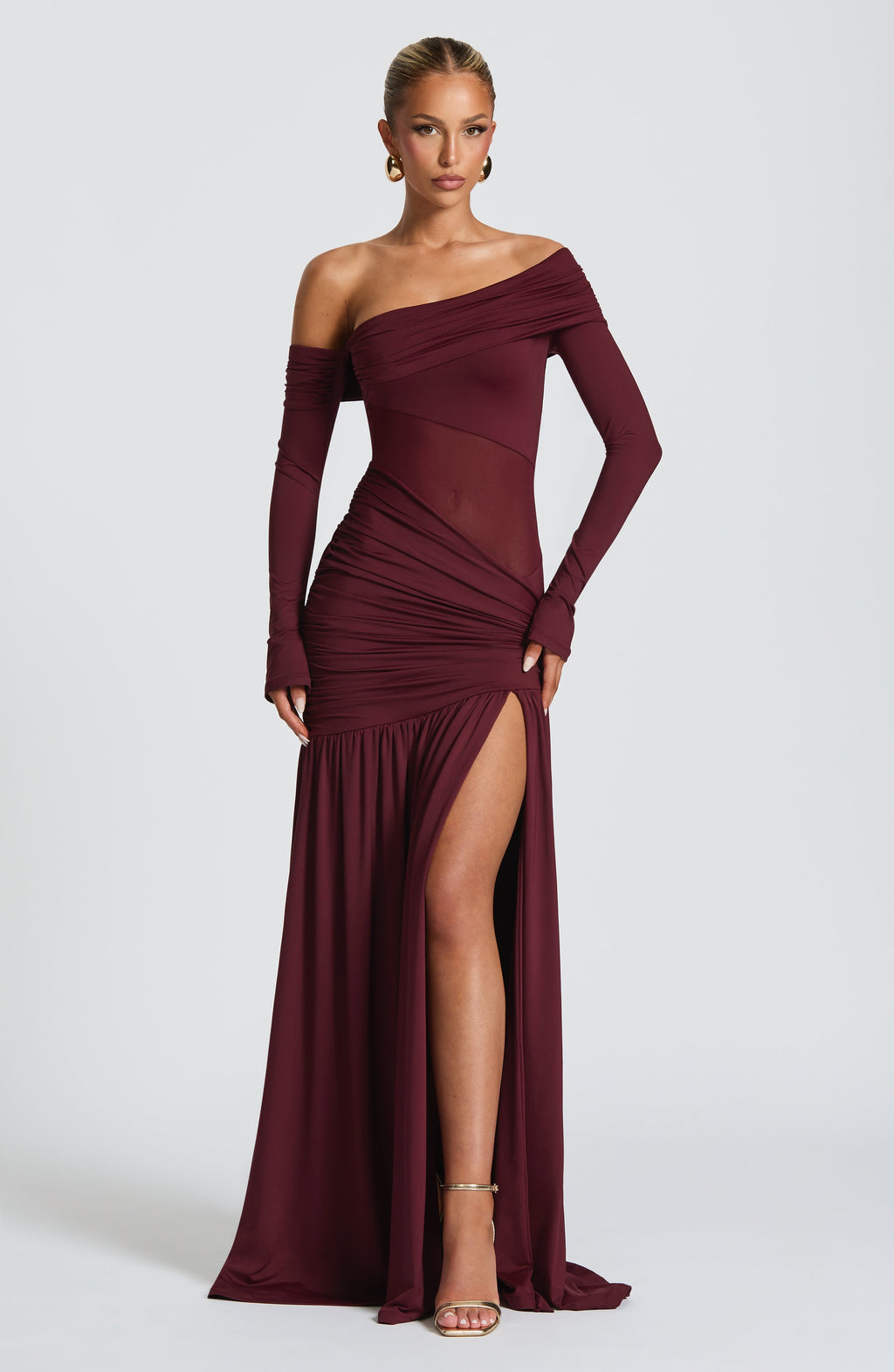 Selene™ | Robe premium asymétrique drapée