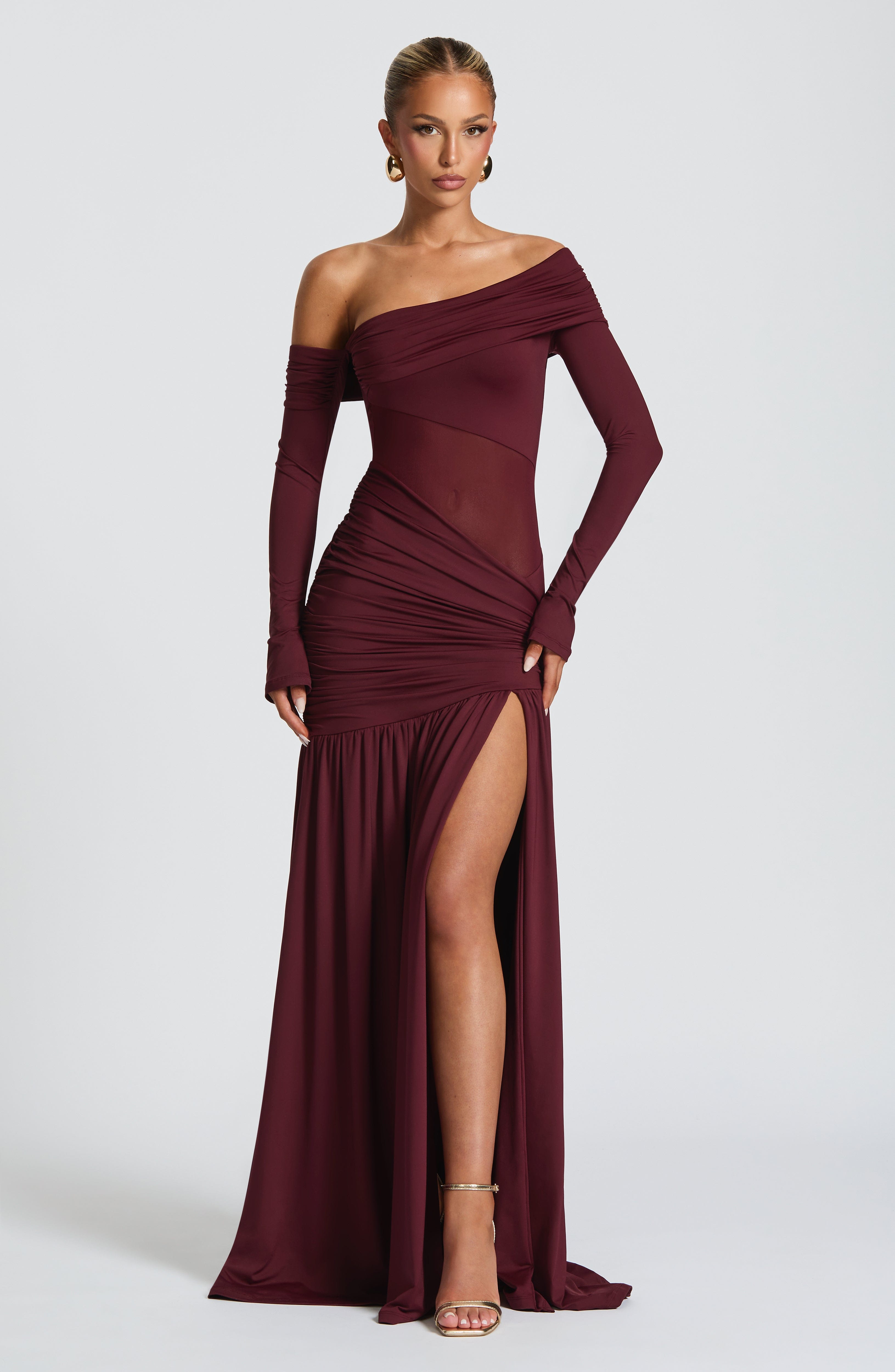 Selene™ | Robe premium asymétrique drapée