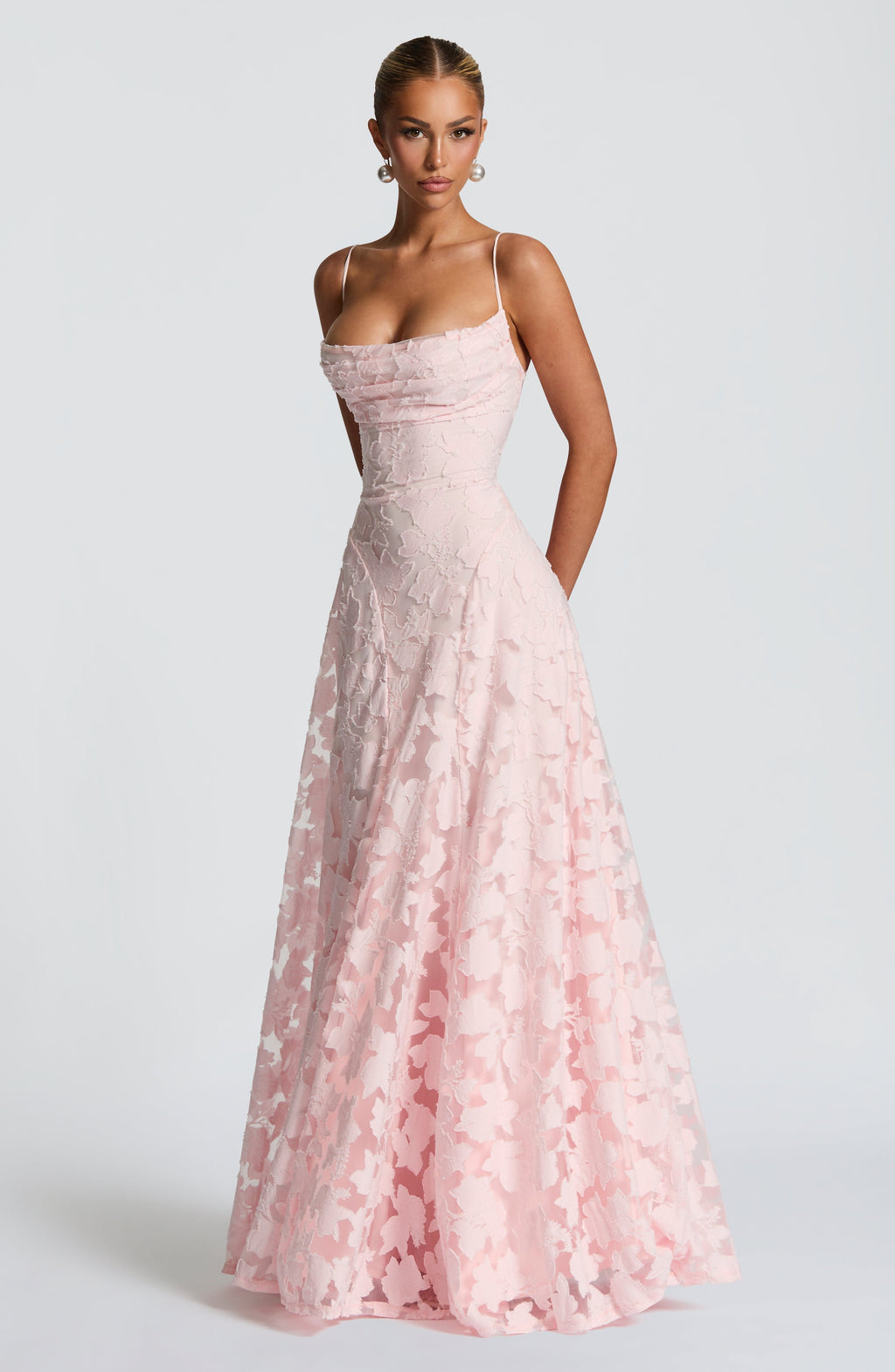Floral Amélie™ | Robe longue à fleurs Nuit