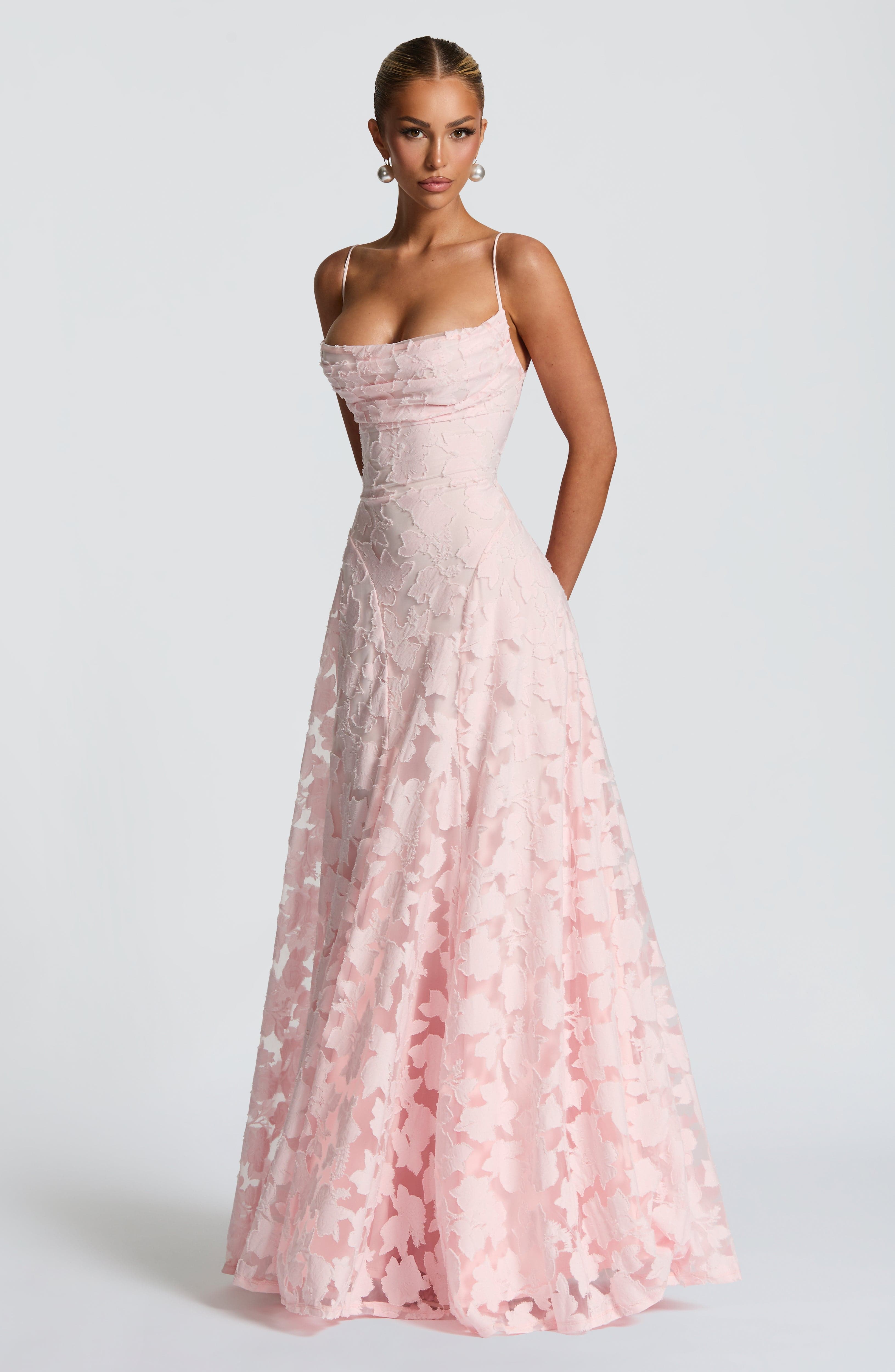 Floral Amélie™ | Robe longue à fleurs Nuit