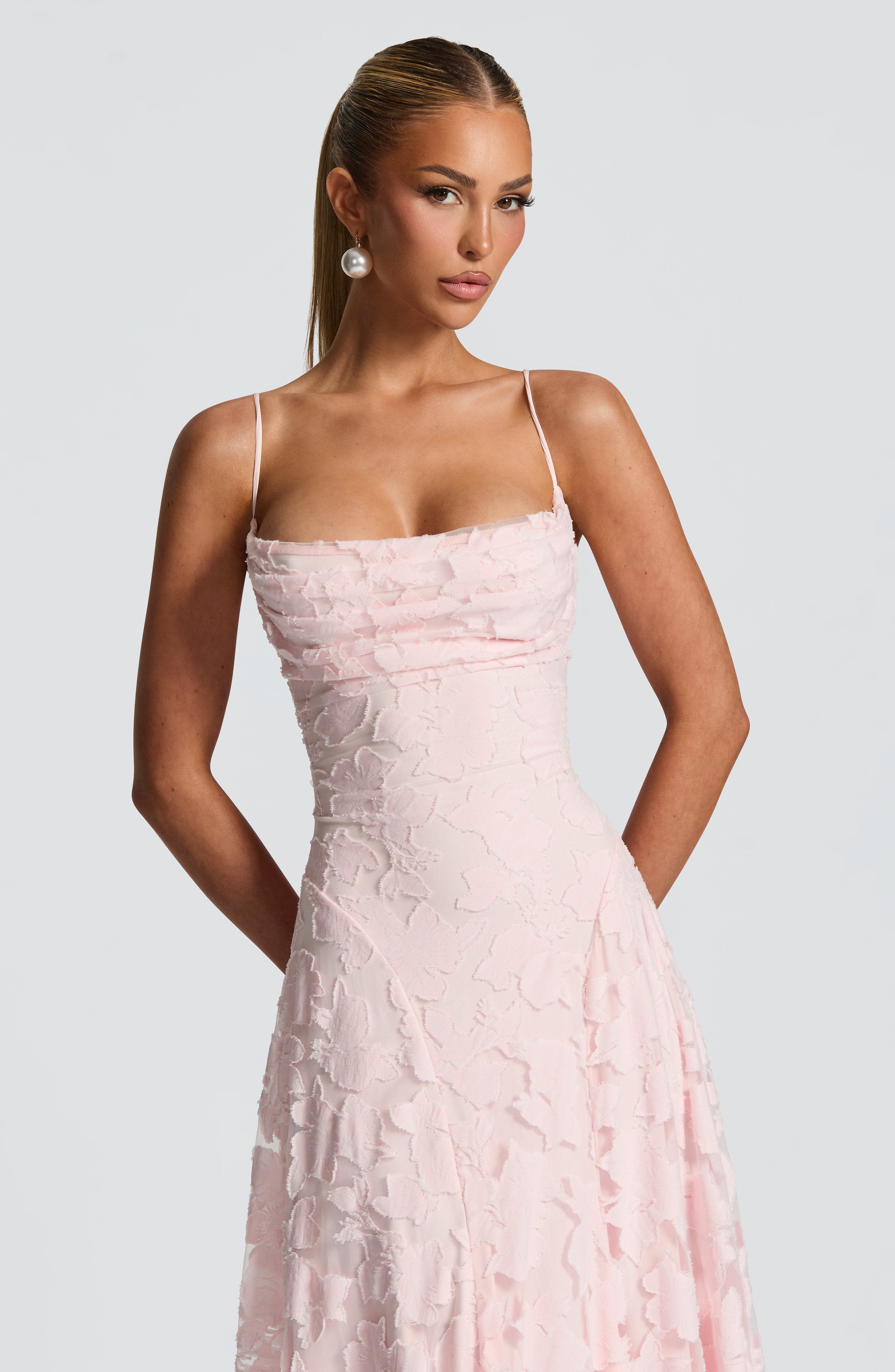 Floral Amélie™ | Robe longue à fleurs Nuit