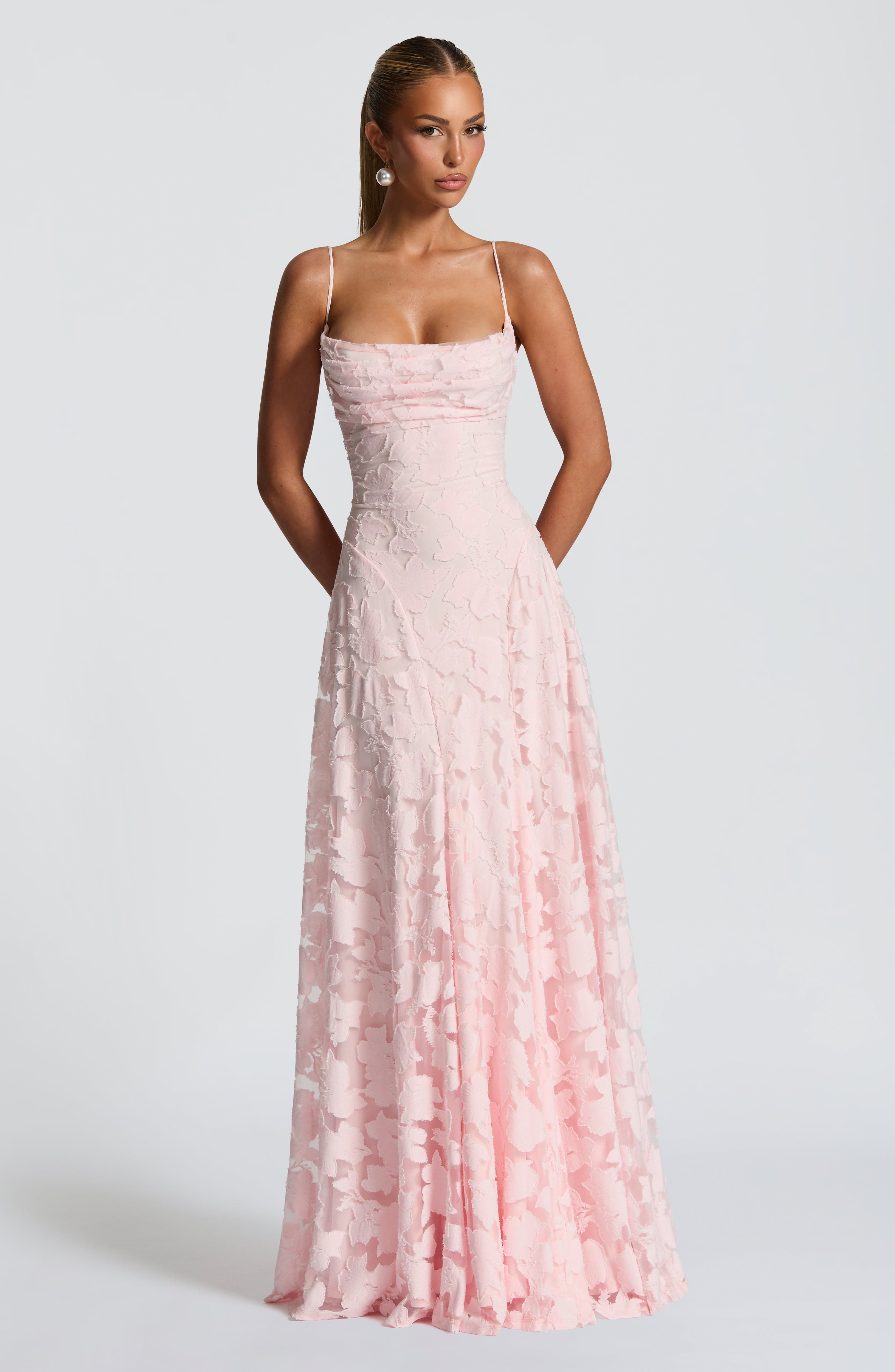 Floral Amélie™ | Robe longue à fleurs Nuit
