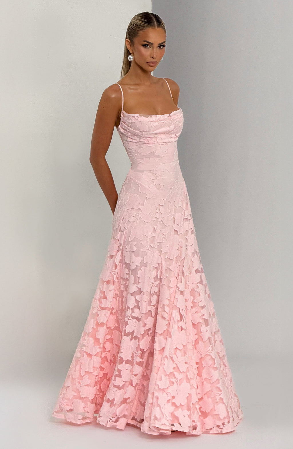 Floral Amélie™ | Robe longue à fleurs Nuit