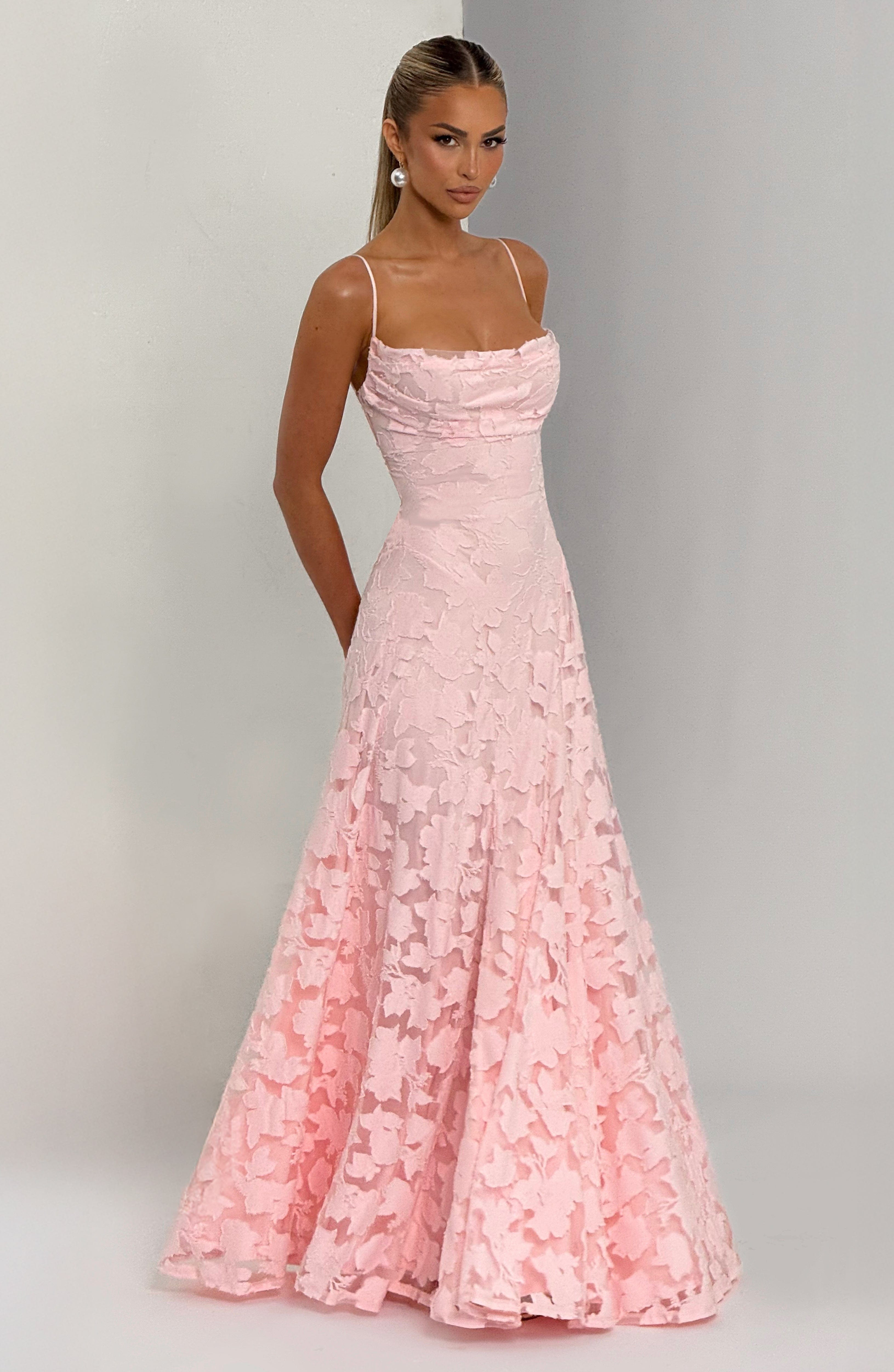 Floral Amélie™ | Robe longue à fleurs Nuit