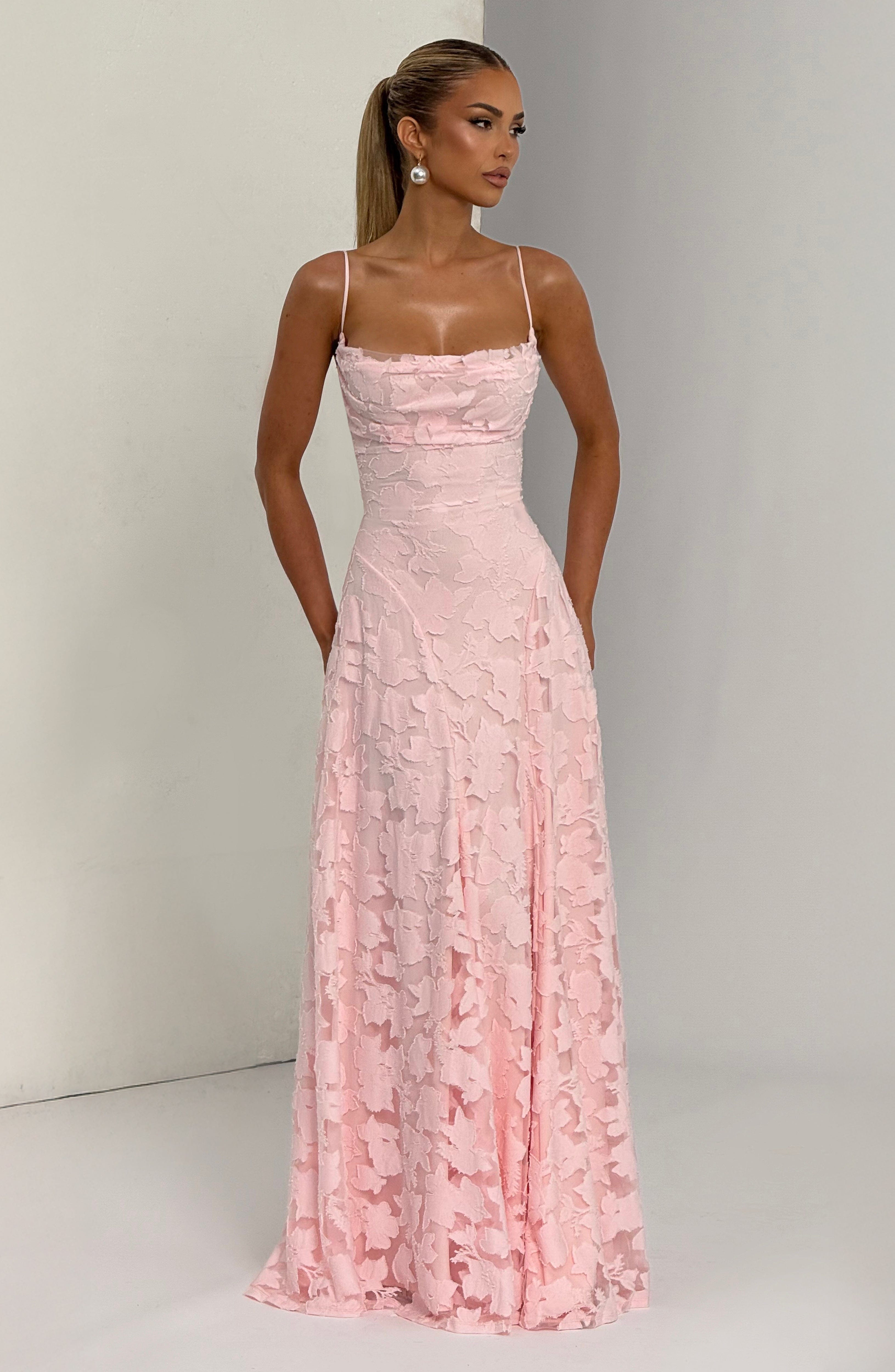 Floral Amélie™ | Robe longue à fleurs Nuit