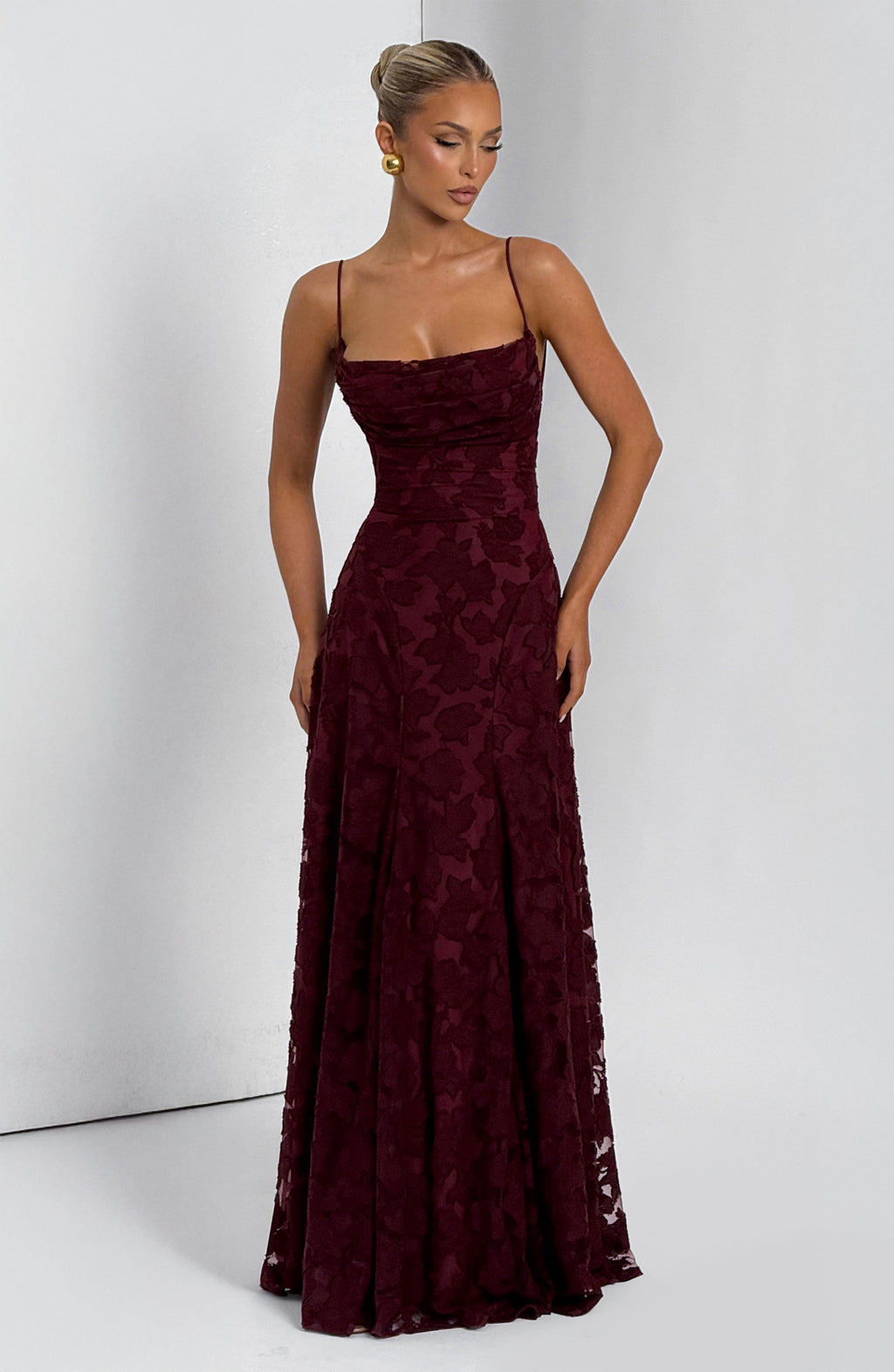 Floral Amélie™ | Robe longue à fleurs Nuit