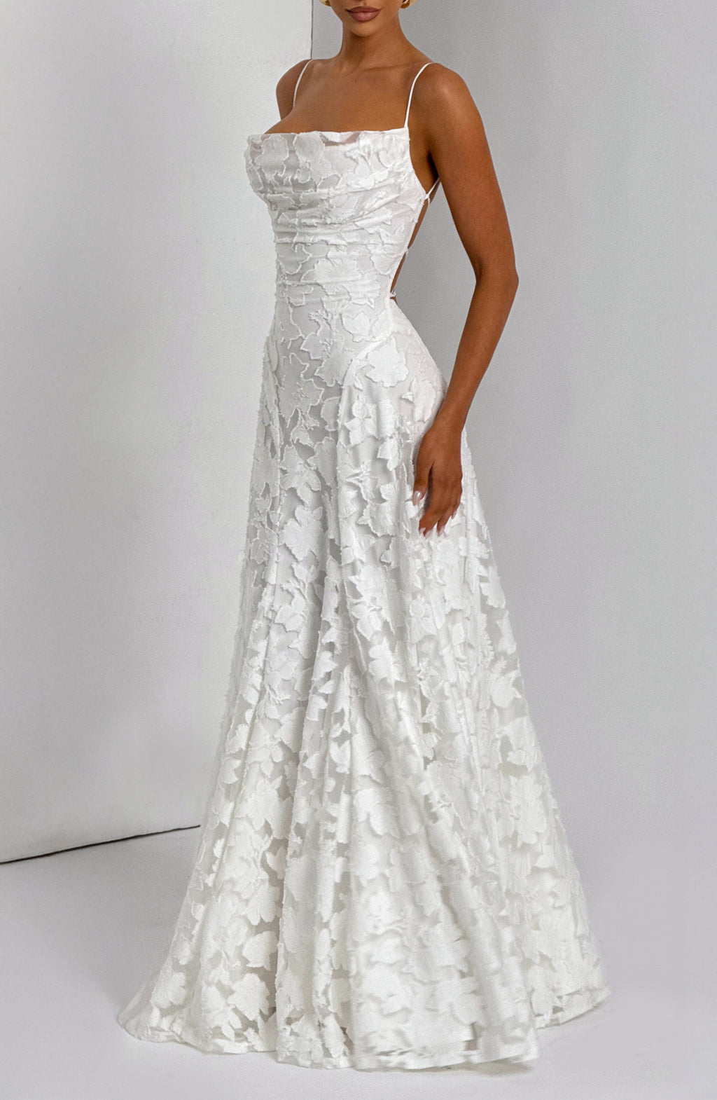 Floral Amélie™ | Robe longue à fleurs Nuit