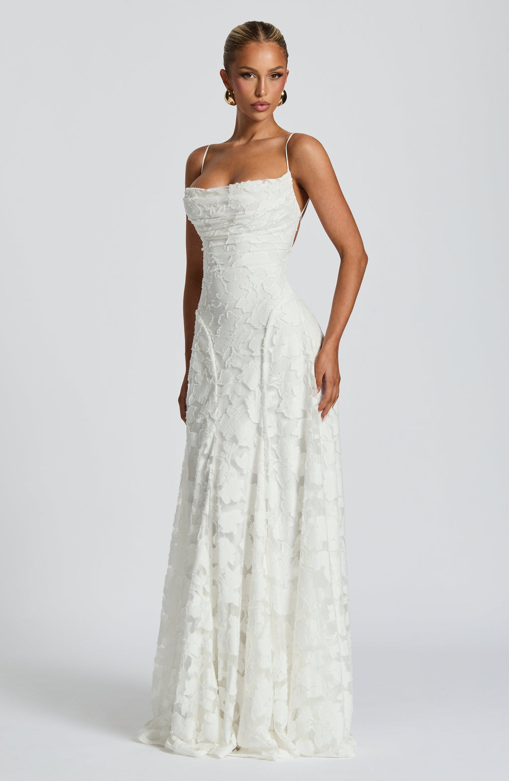 Floral Amélie™ | Robe longue à fleurs Nuit