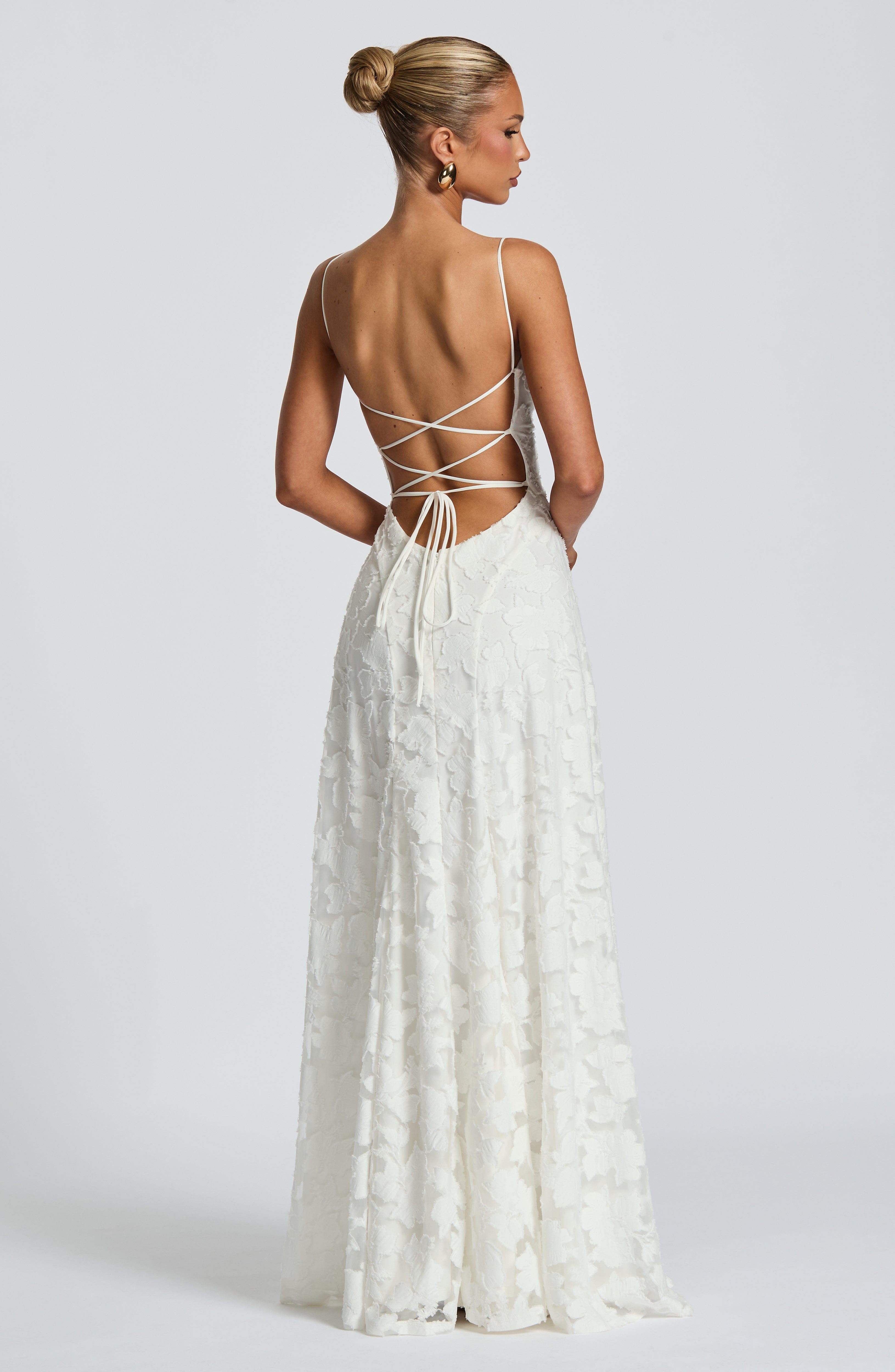 Floral Amélie™ | Robe longue à fleurs Nuit