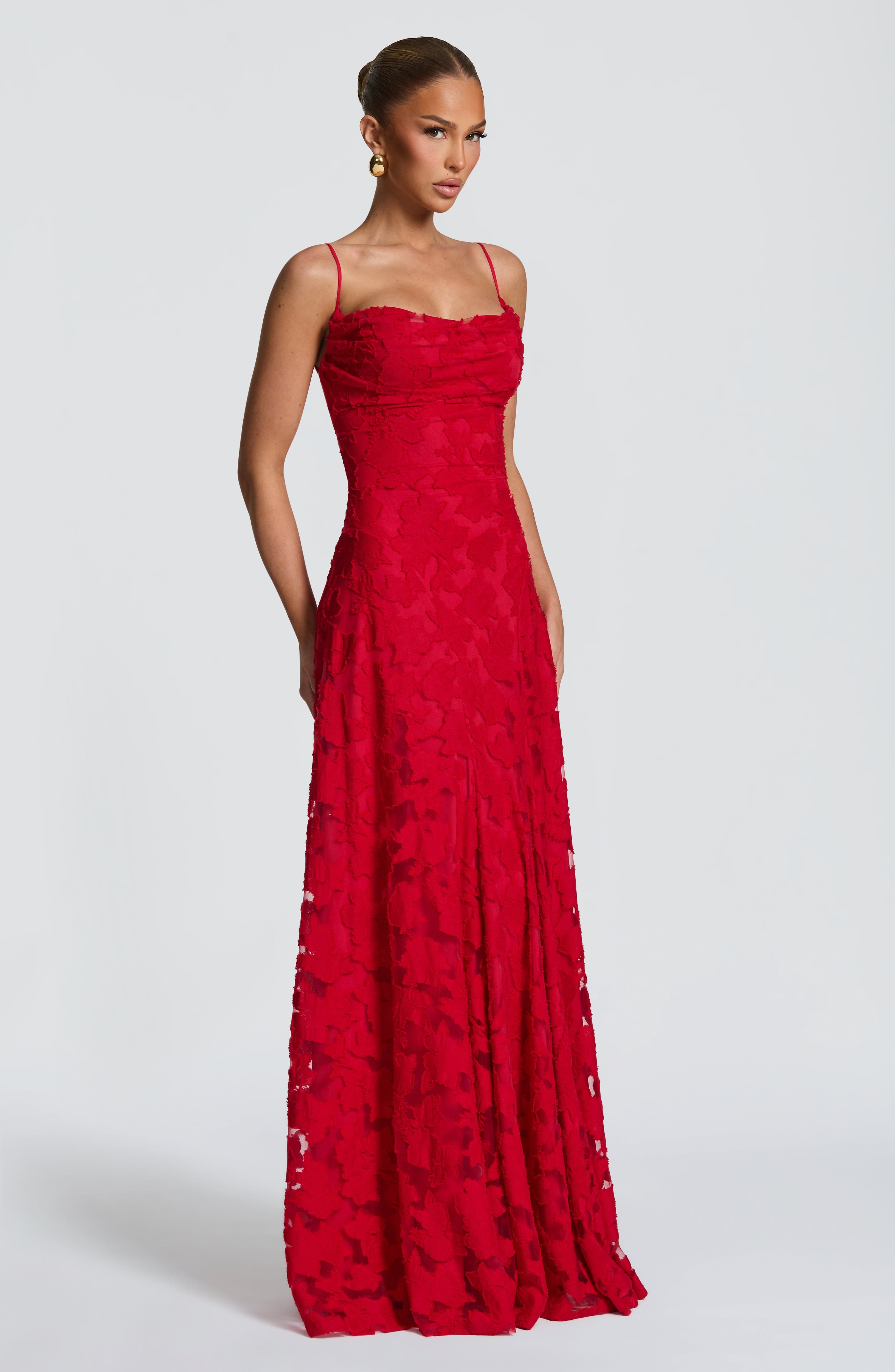 Floral Amélie™ | Robe longue à fleurs Nuit
