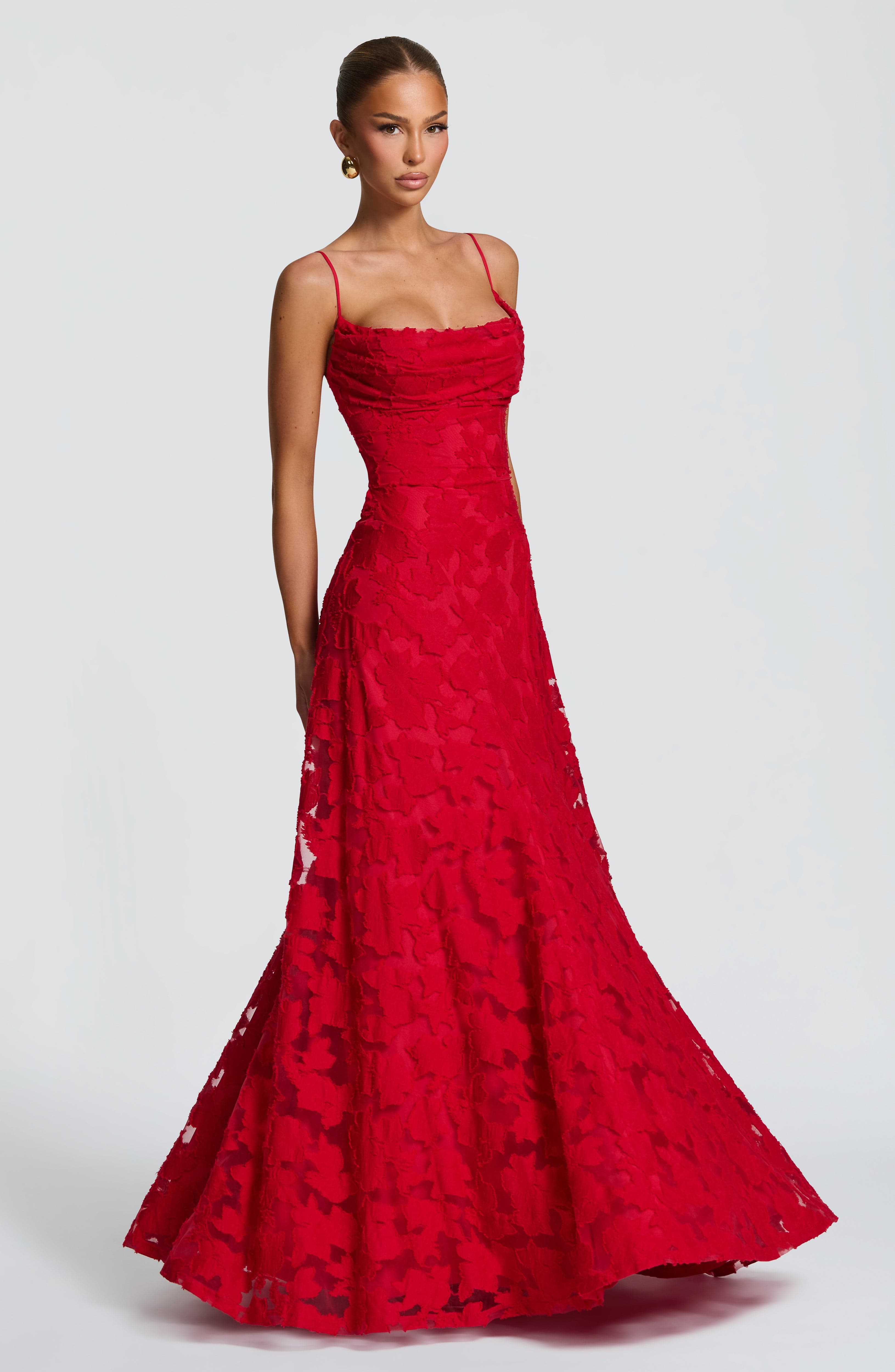 Floral Amélie™ | Robe longue à fleurs Nuit