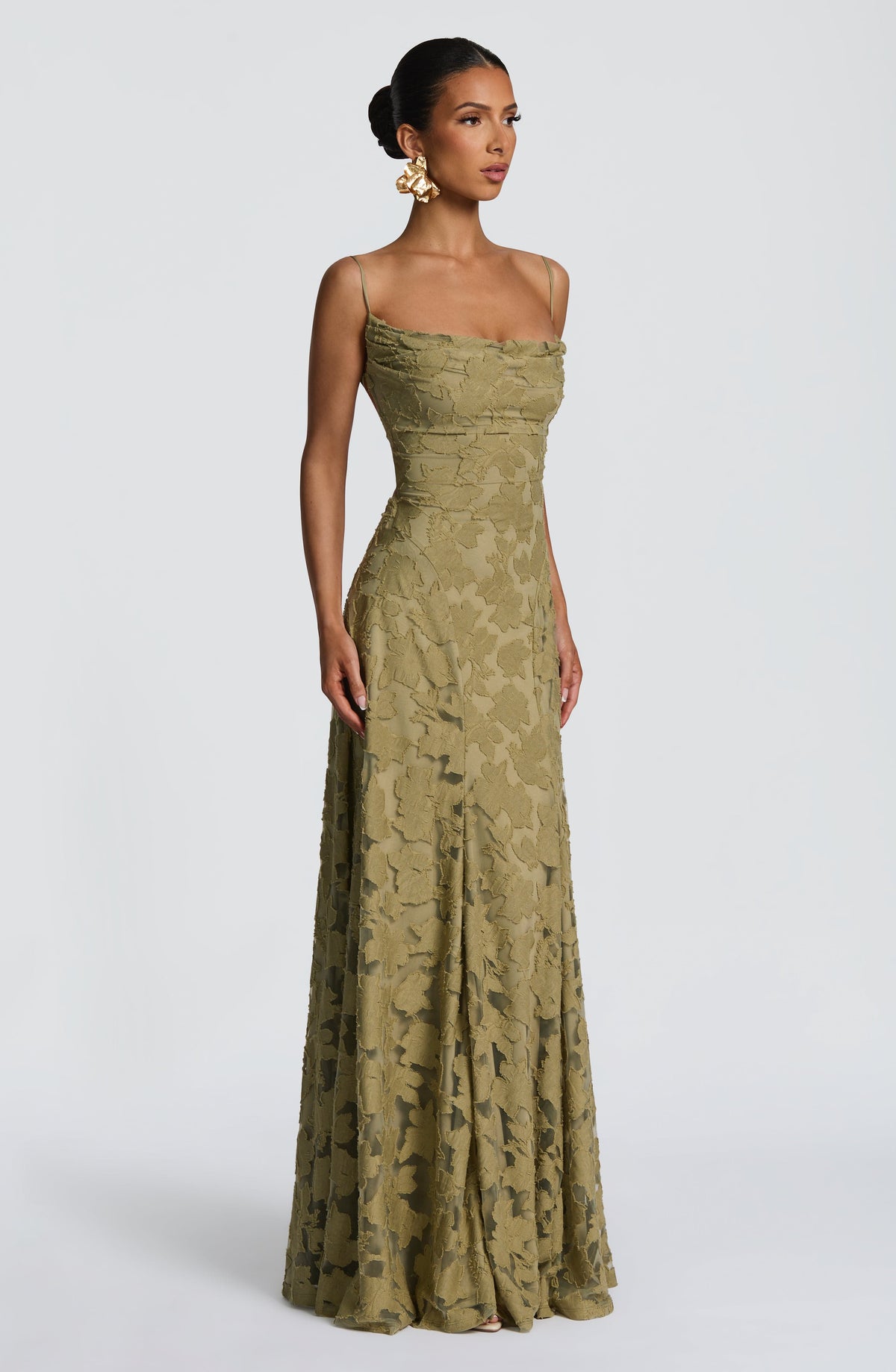 Floral Amélie™ | Vestido largo floral de noche