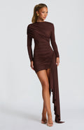 Dalia™ | Robe drapée avec chute latérale