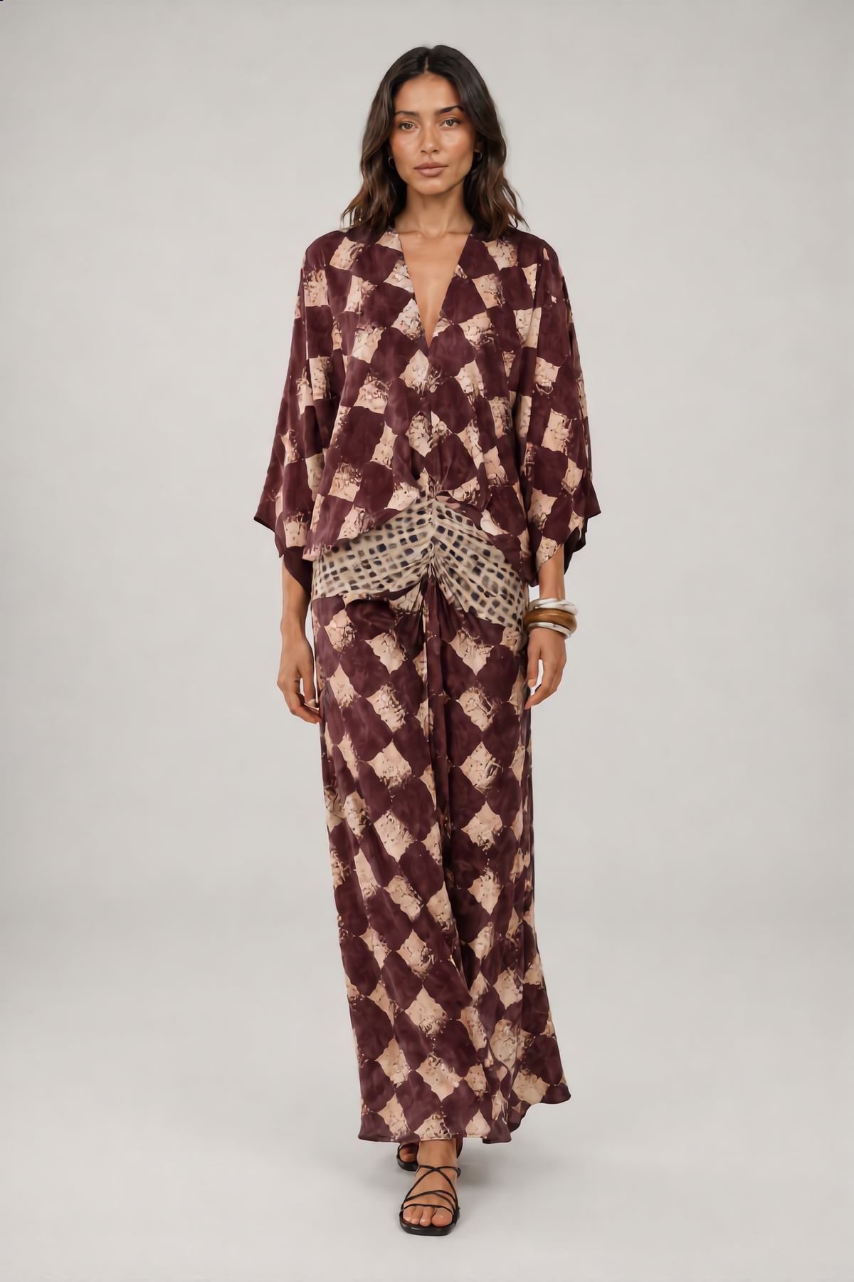 Antonella | Conjunto Kimono Estampado